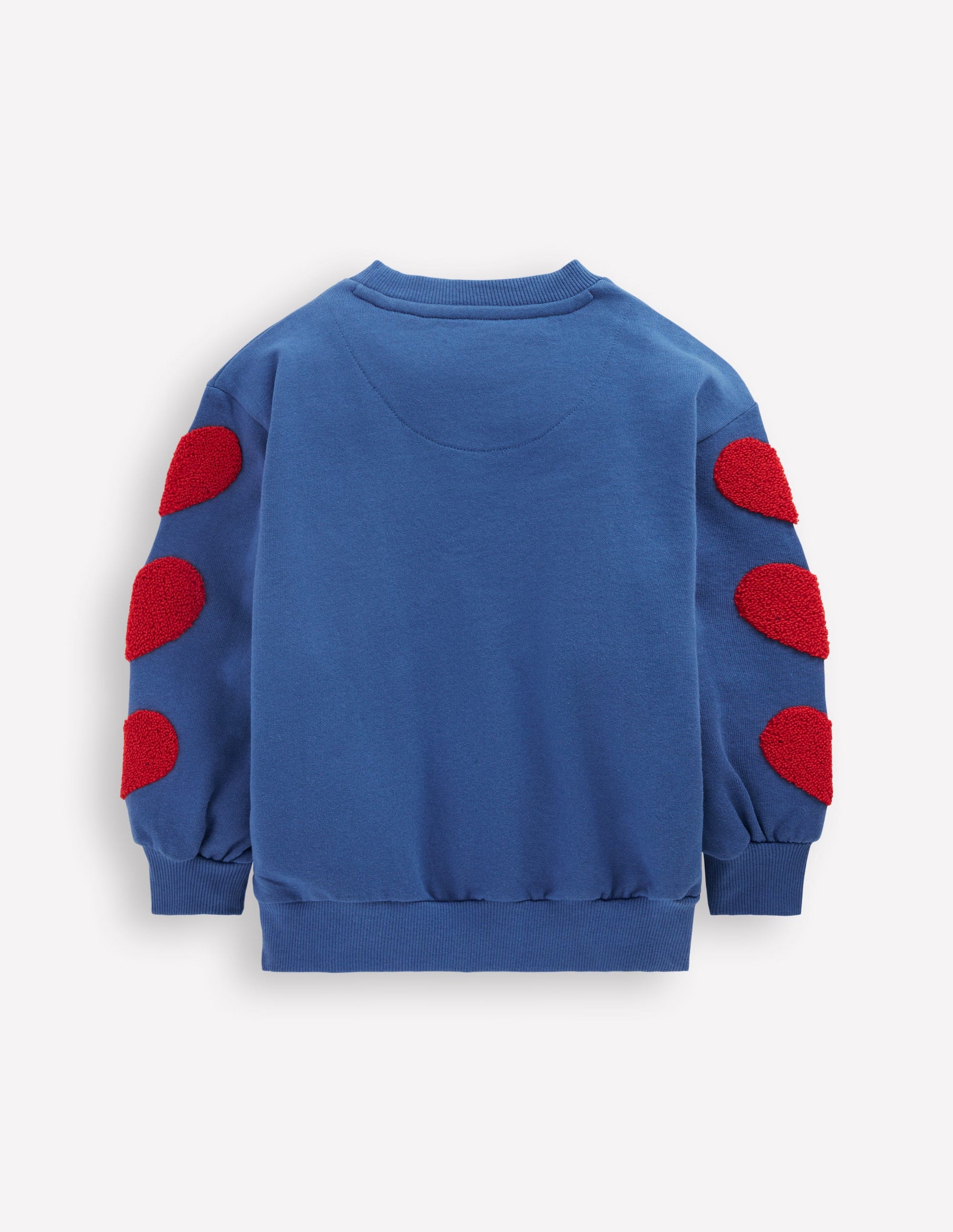 Bobbie Appliqué Sweatshirt-Bluejay Hearts-5