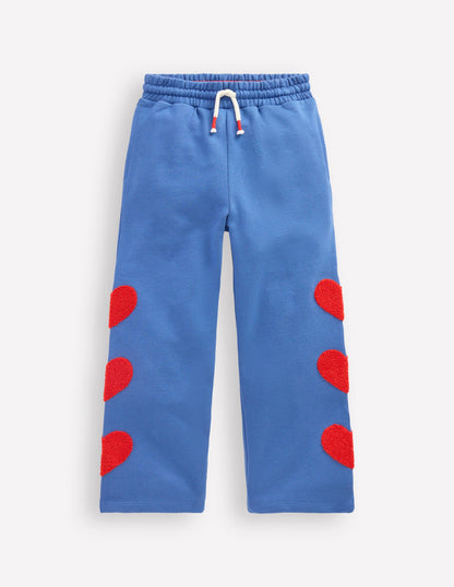 Bobbie Appliqué Sweatpants-Bluejay Hearts-3