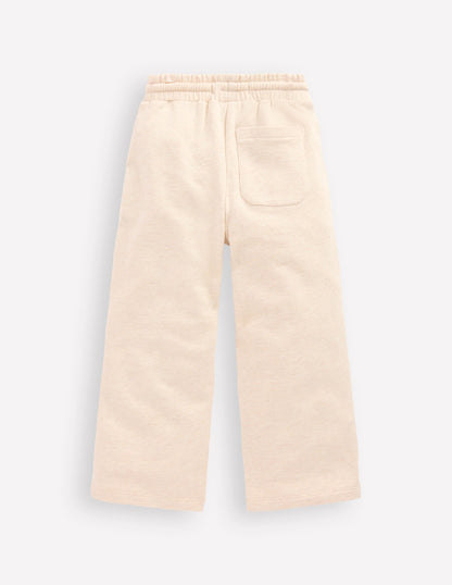 Bobbie Appliqué Sweatpants-Ivory Rainbows-2