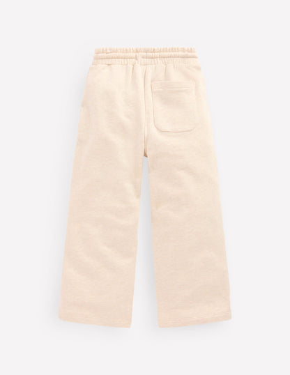 Bobbie Appliqué Sweatpants-Ivory Rainbows-2