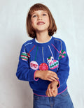 Fun Logo Sweater-College Navy Baubles