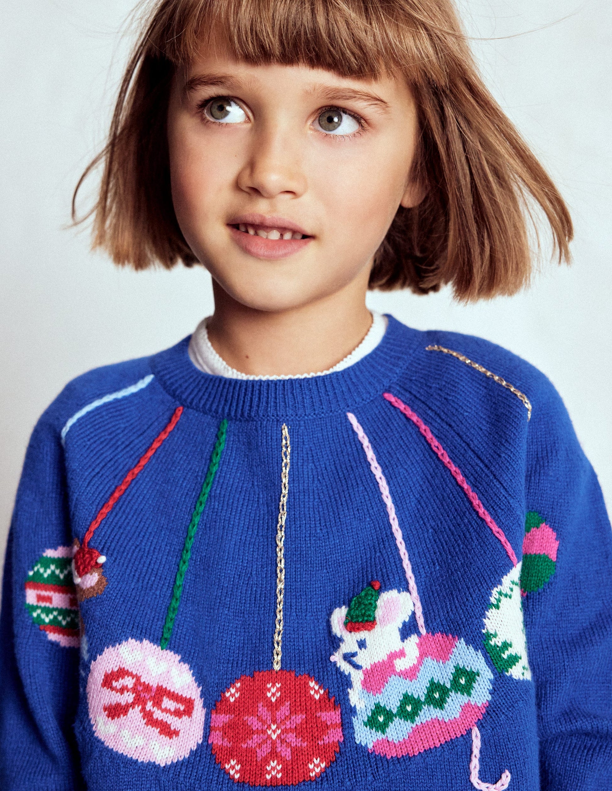 Fun Logo Sweater-College Navy Baubles-2