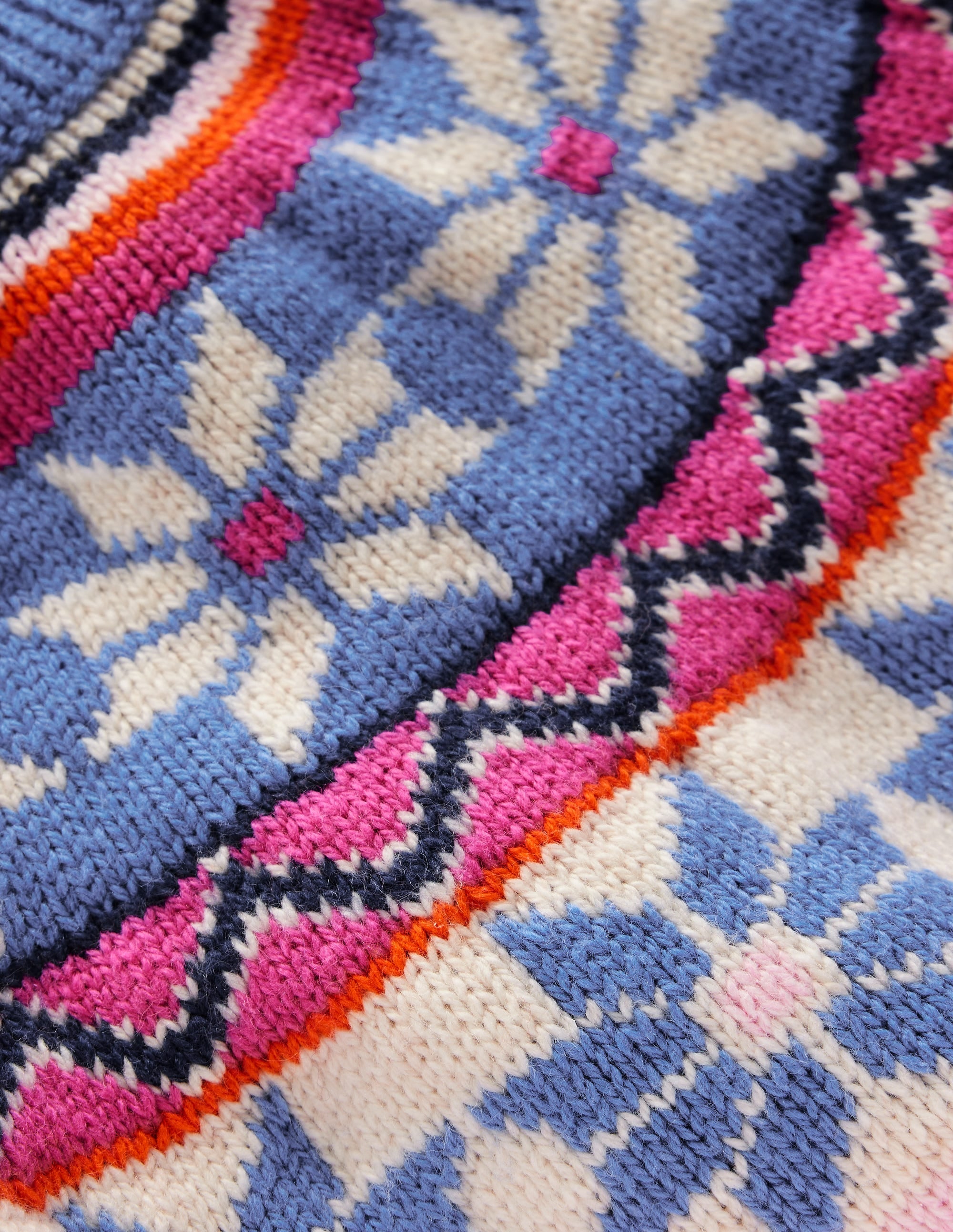 Eleanor Fair Isle Sweater-Blooming Pink - Image 4