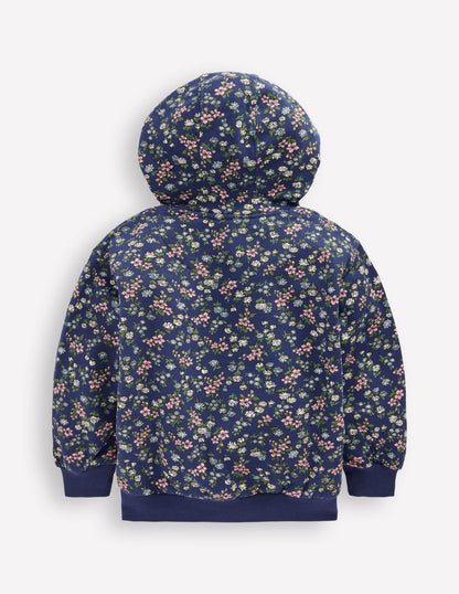 Printed Hoody-Starboard Blue Meadow Floral-3