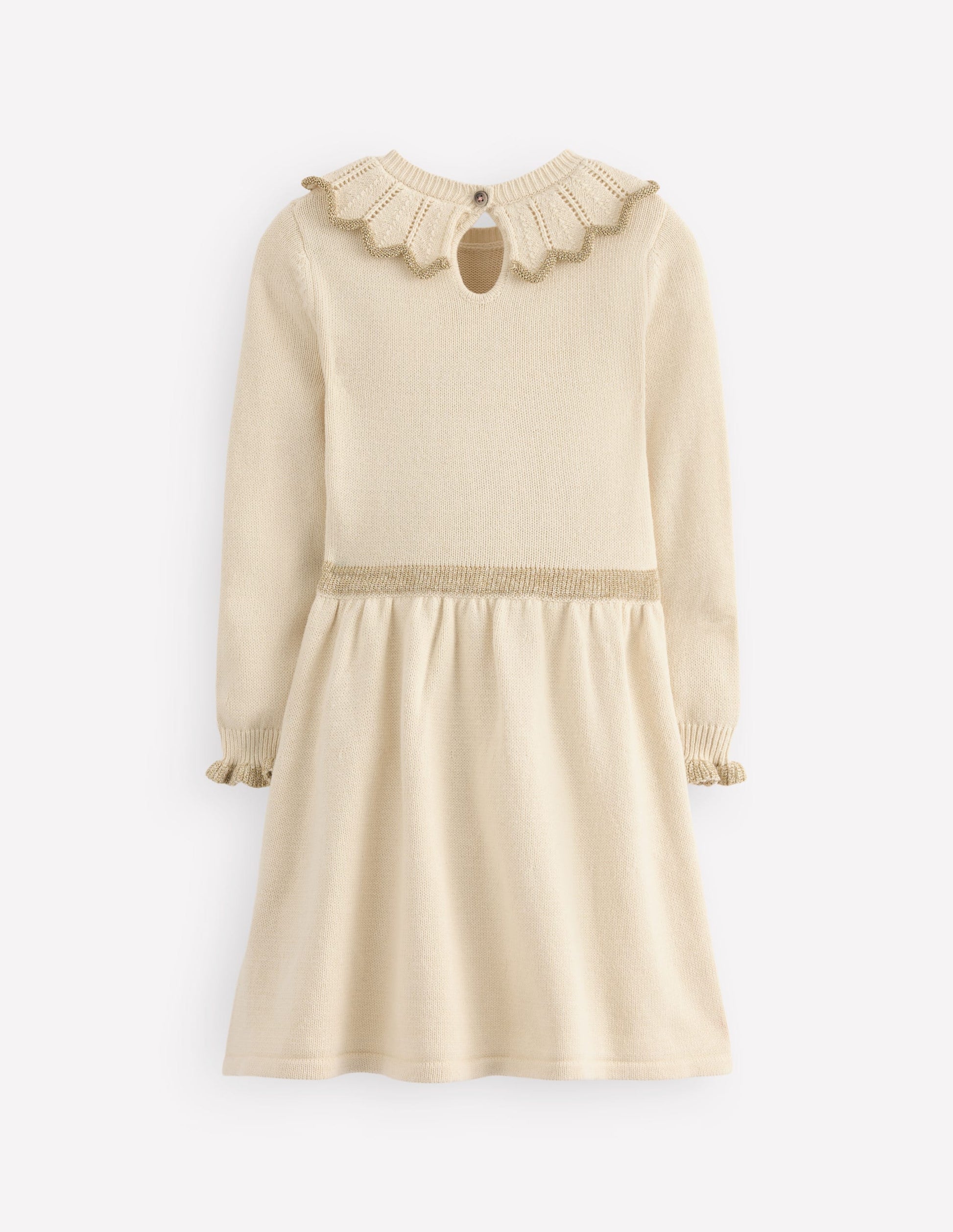 collar knitted dress Edikted Women's Two In One Collared Sweater Dress