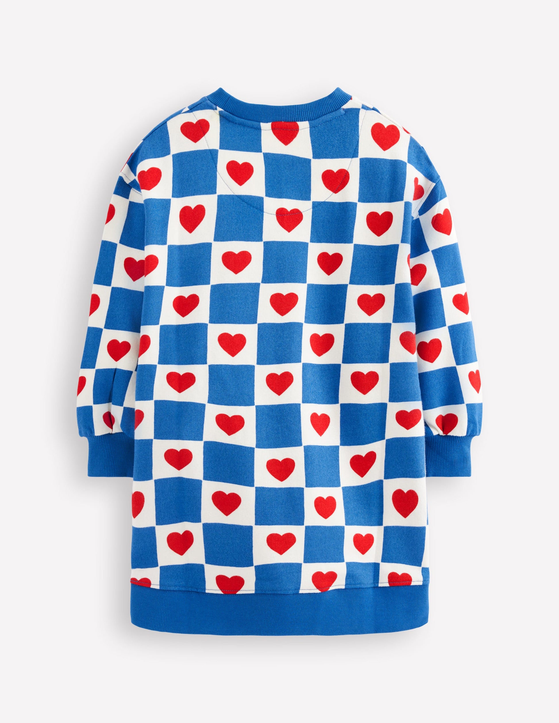 Boden Girls Relaxed Sweatshirt Dress in Blue | Size 4-5 Years Boden Girls Relaxed Sweatshirt Dress in Blue | Size 4-5 Years