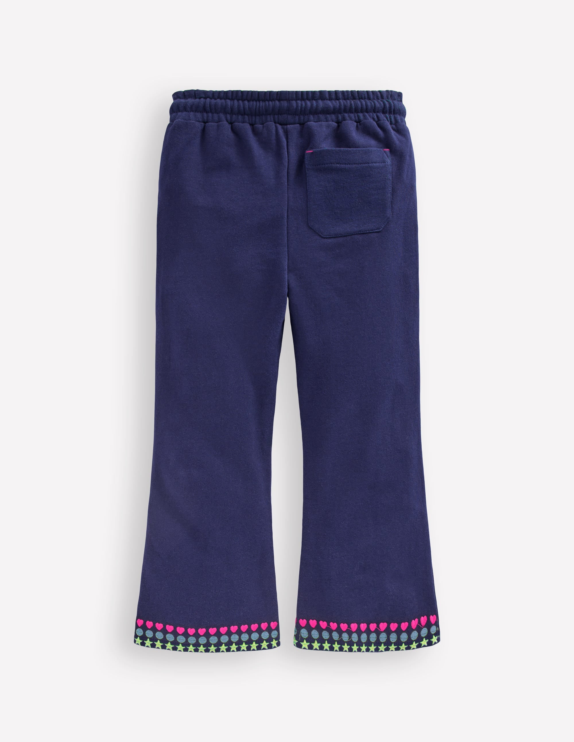 Embroidered Kick Sweatpants-College Navy Embroidery - Image 2