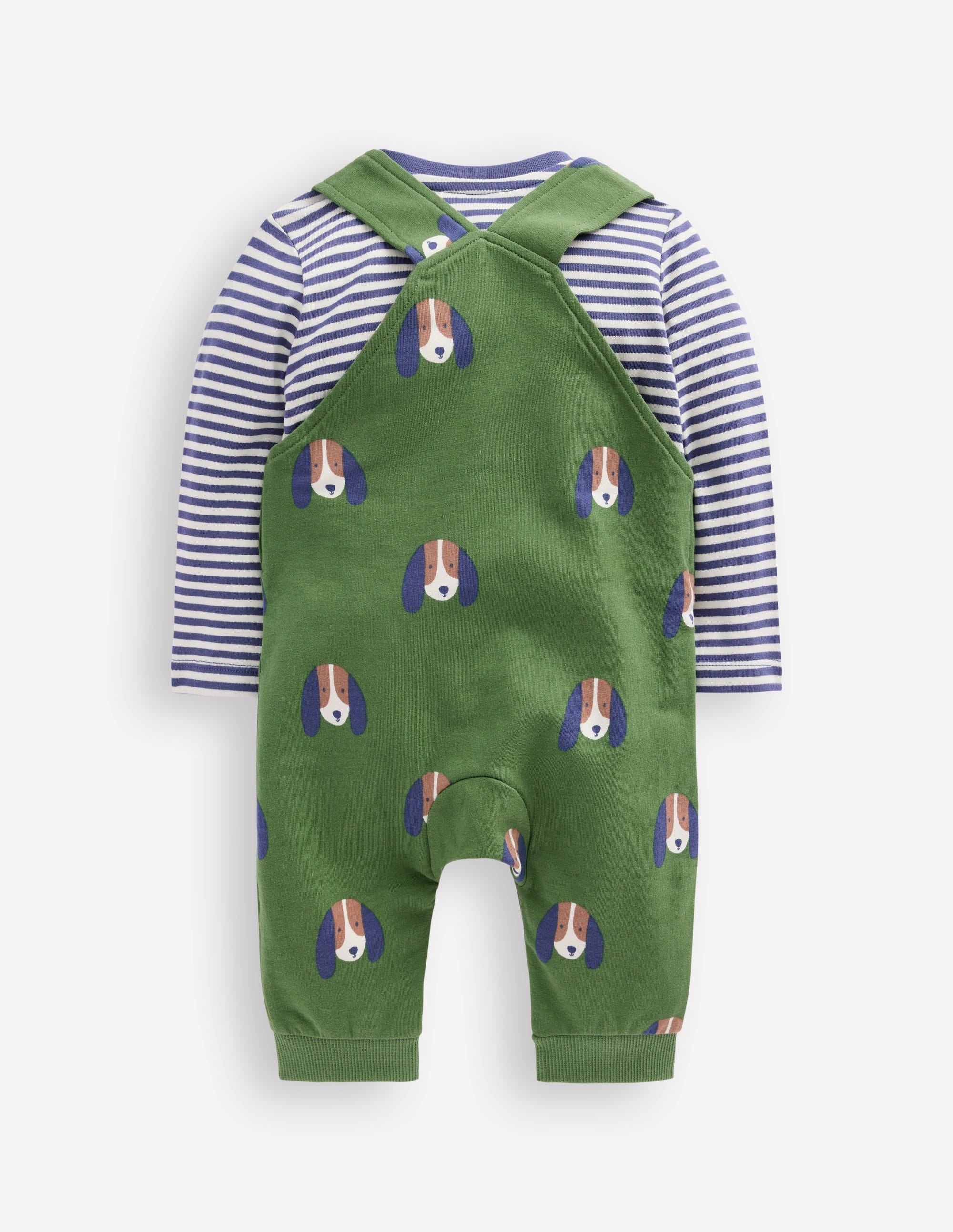 Jersey Overalls Set-Green Dogs - Image 2