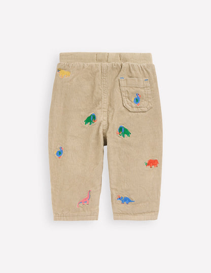 Cosy Lined Pants-Prehistoric Embroidery-2