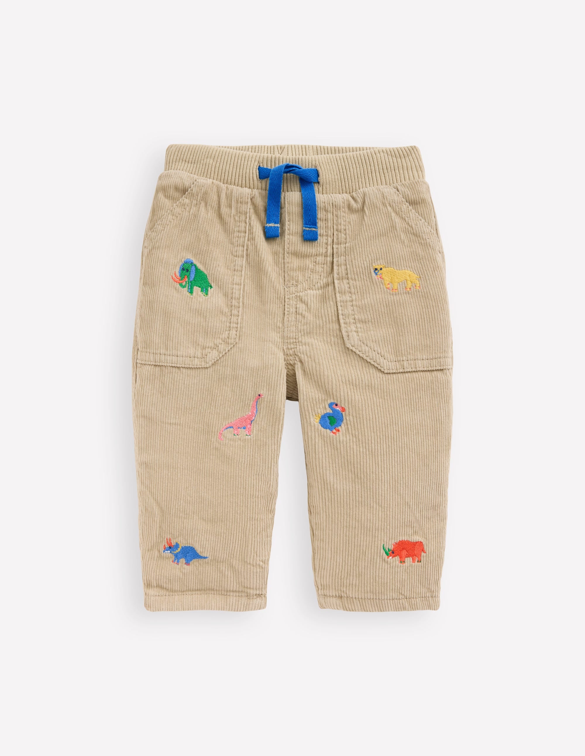 Cosy Lined Pants-Prehistoric Embroidery - Image 1