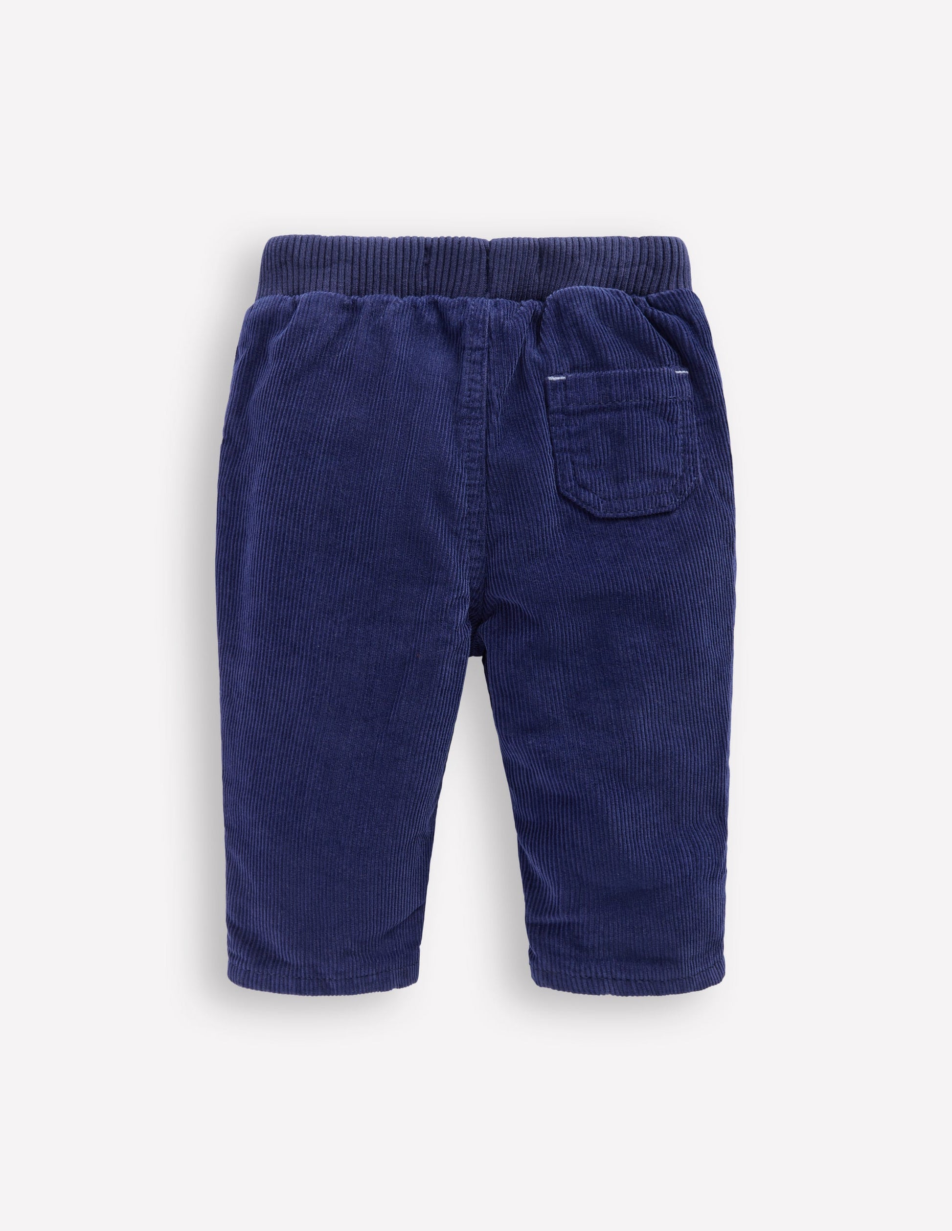 Cosy Lined Pants-Navy-2