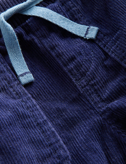 Cosy Lined Pants-Navy-3