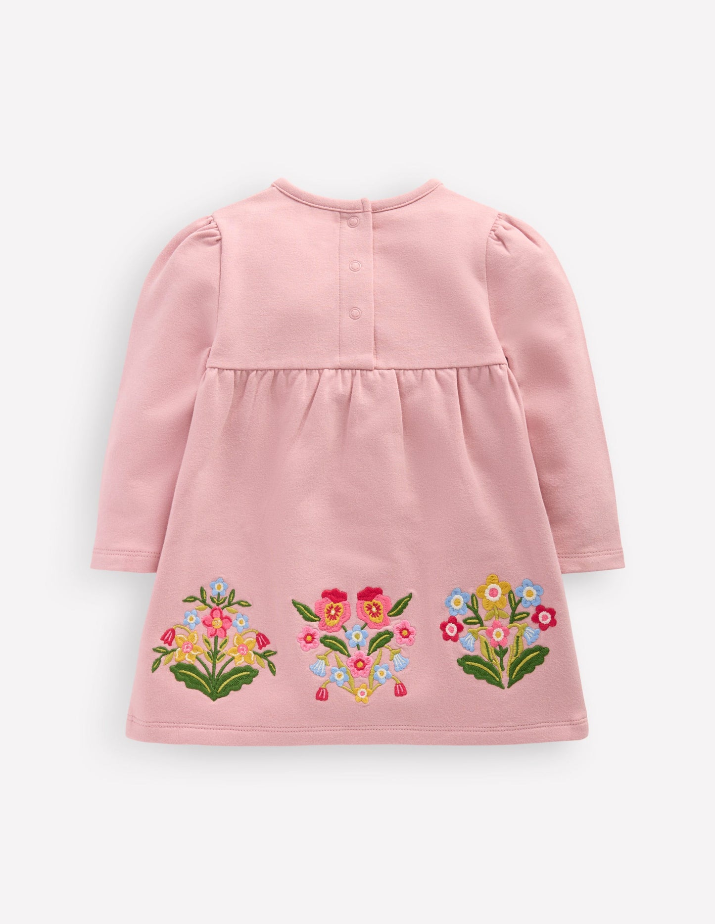 Sweatshirt Dress-Vintage Pink