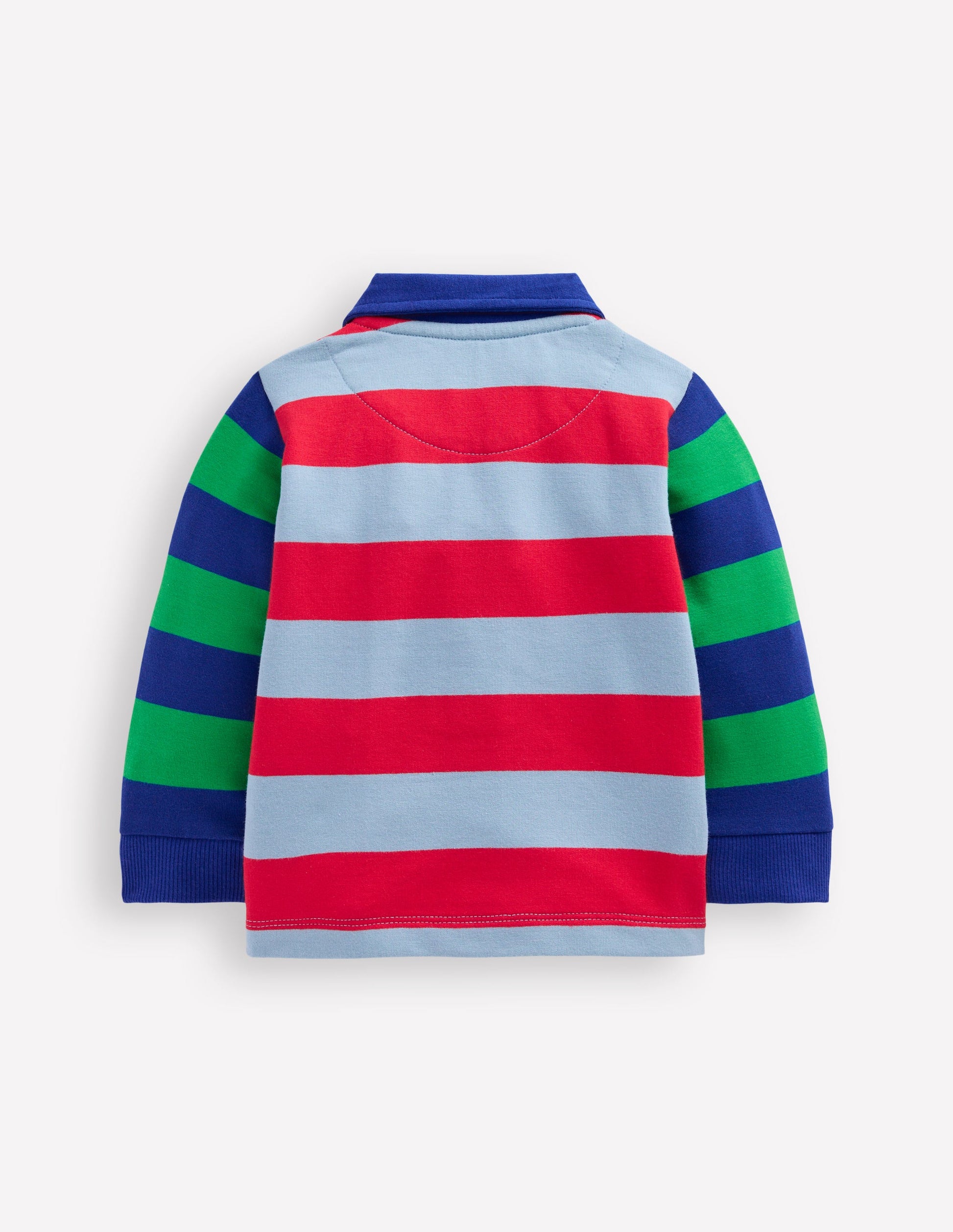 Jersey Sweat Rugby Shirt-Multi Stripes-2
