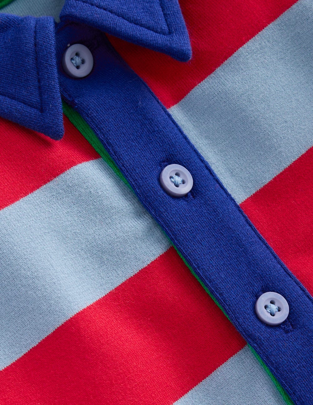 Jersey Sweat Rugby Shirt-Multi Stripes-3