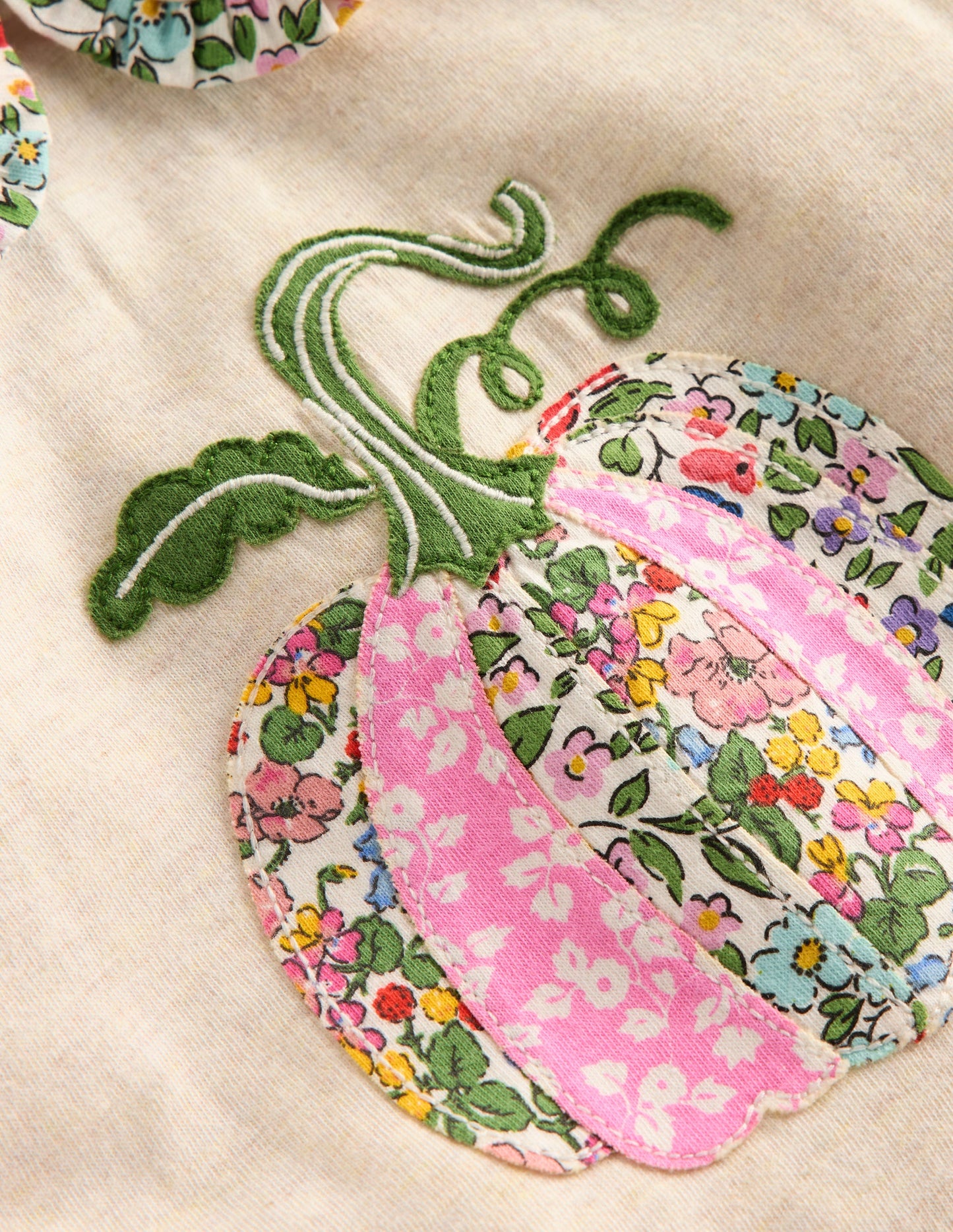 Collared Jersey Set-Oatmeal Marl