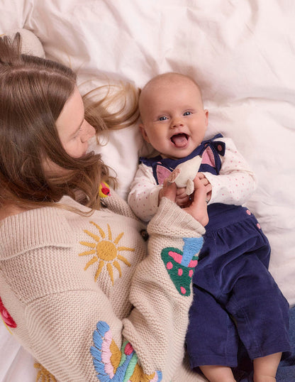 Woven Overalls Set-Navy Cat-4