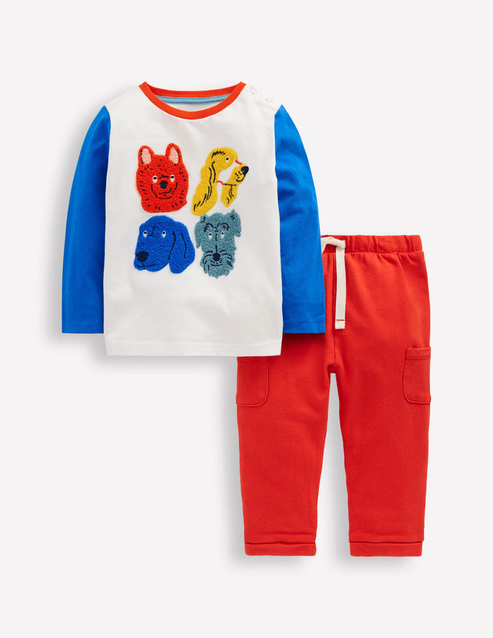 Jersey Overalls Play Set-Multi Dogs
