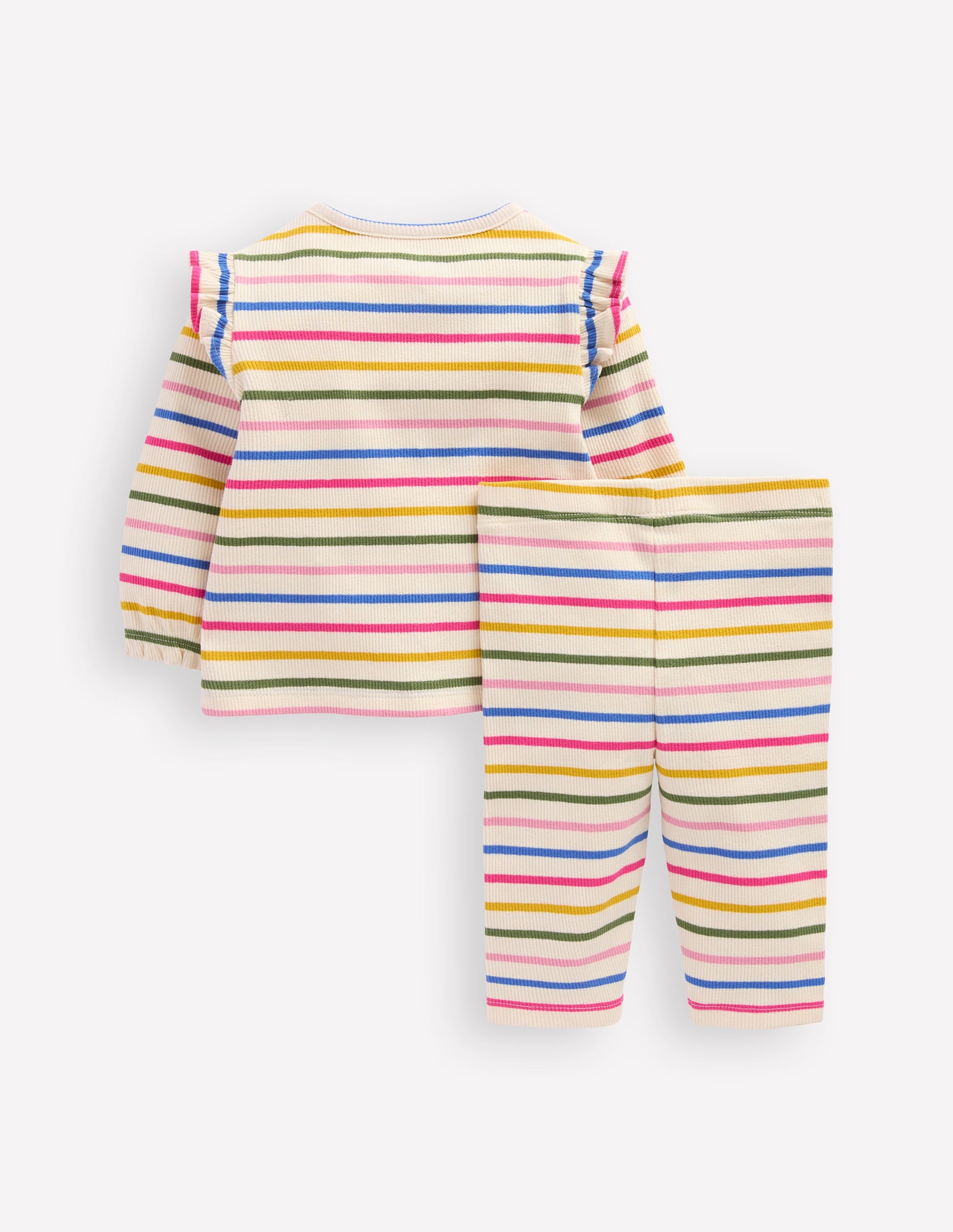 Ribbed Jersey Play Set-Multi Stripe - Image 3