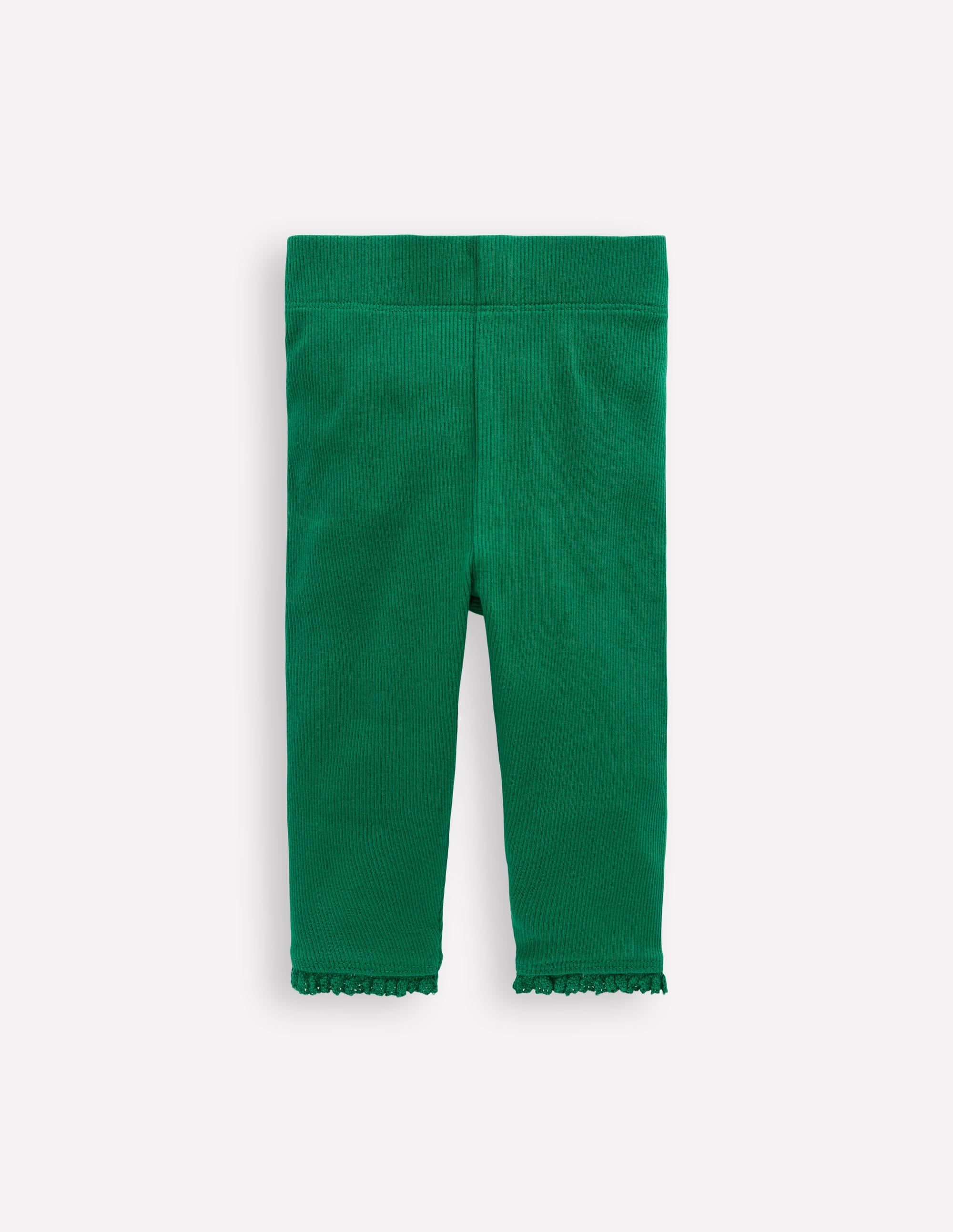 Ribbed Leggings-Jewel Green - Image 1