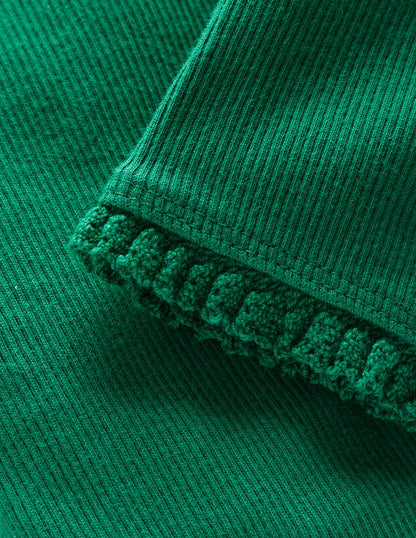 Ribbed Leggings-Jewel Green-3