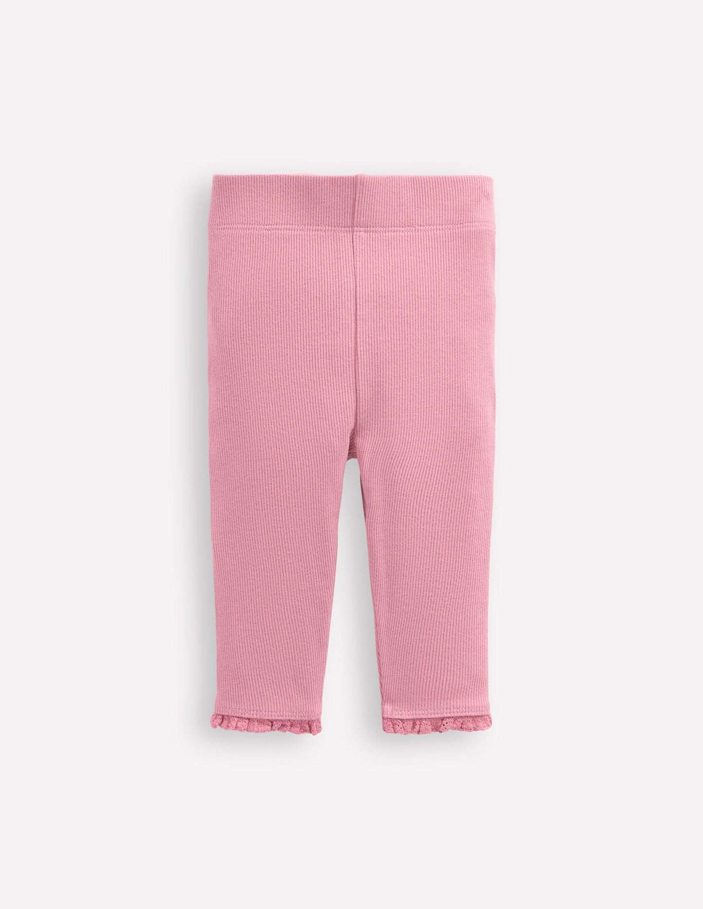 Ribbed Leggings-Vintage Pink