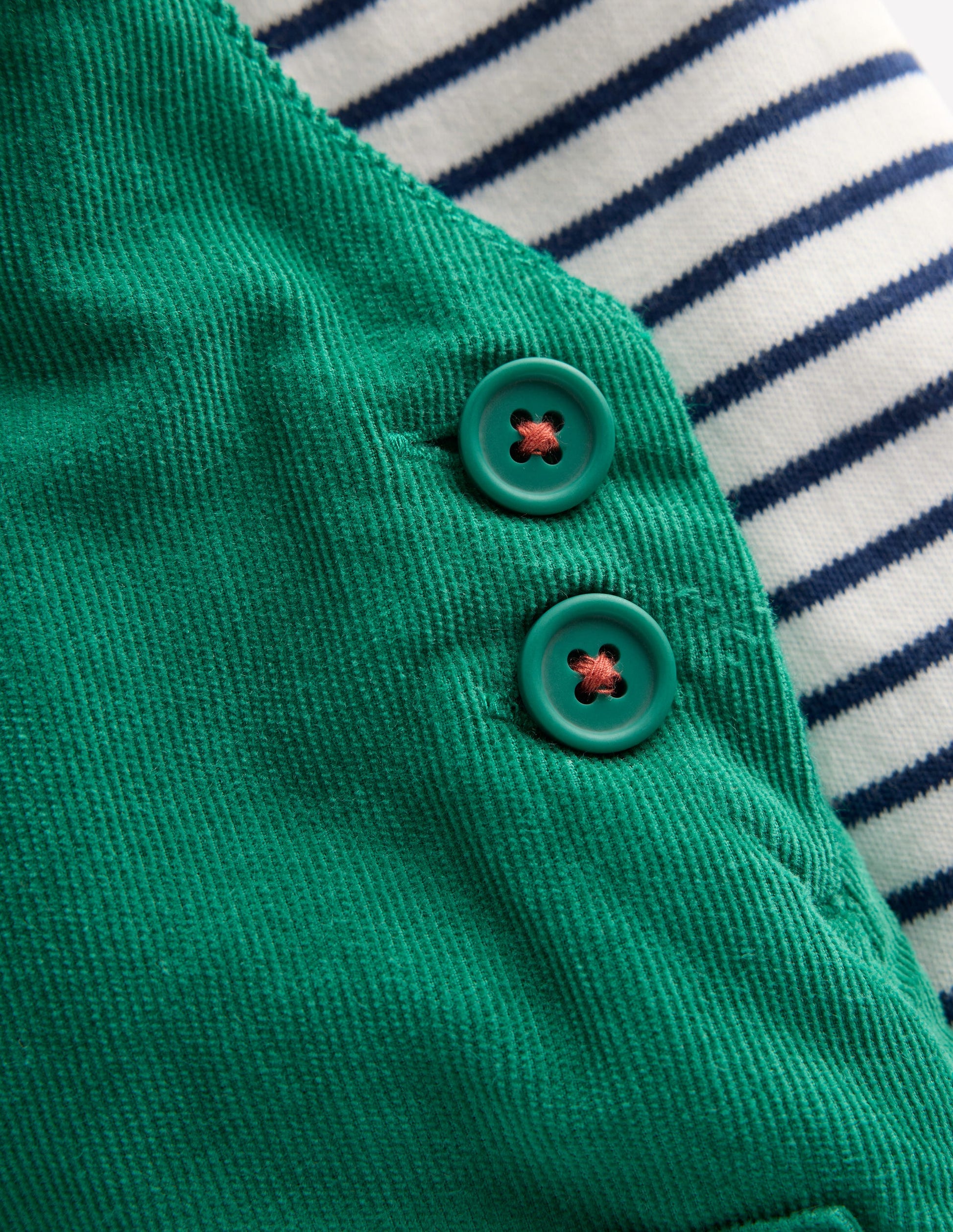 Novelty Cord Overalls Set-Jewel Green-3