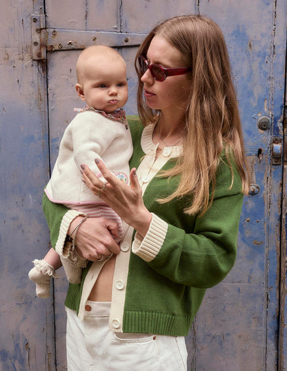 Pretty Knitted Play Set-Ecru Marl Hearts-4