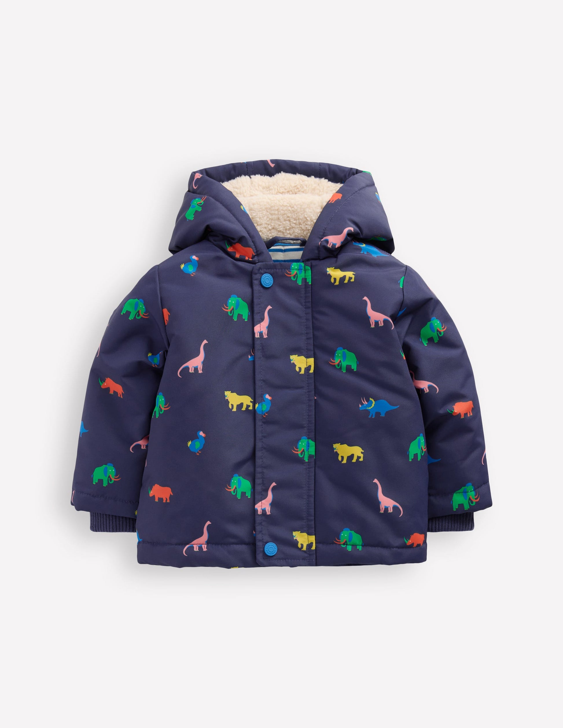 Boys 3-in-1 Coat-Navy Prehistoric Print-1
