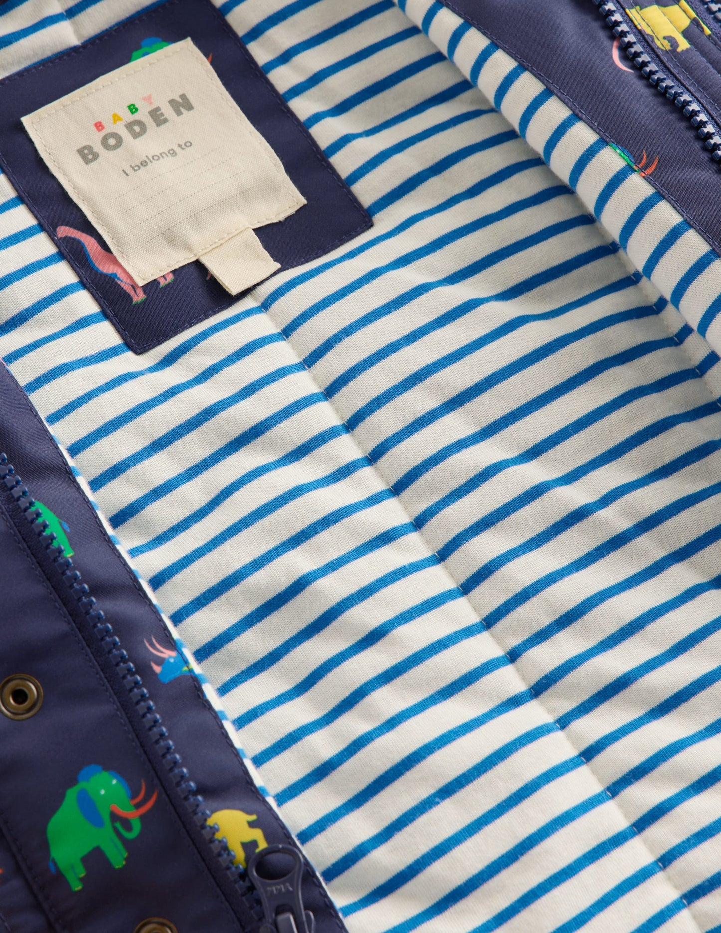 Boys 3-in-1 Coat-Navy Prehistoric Print