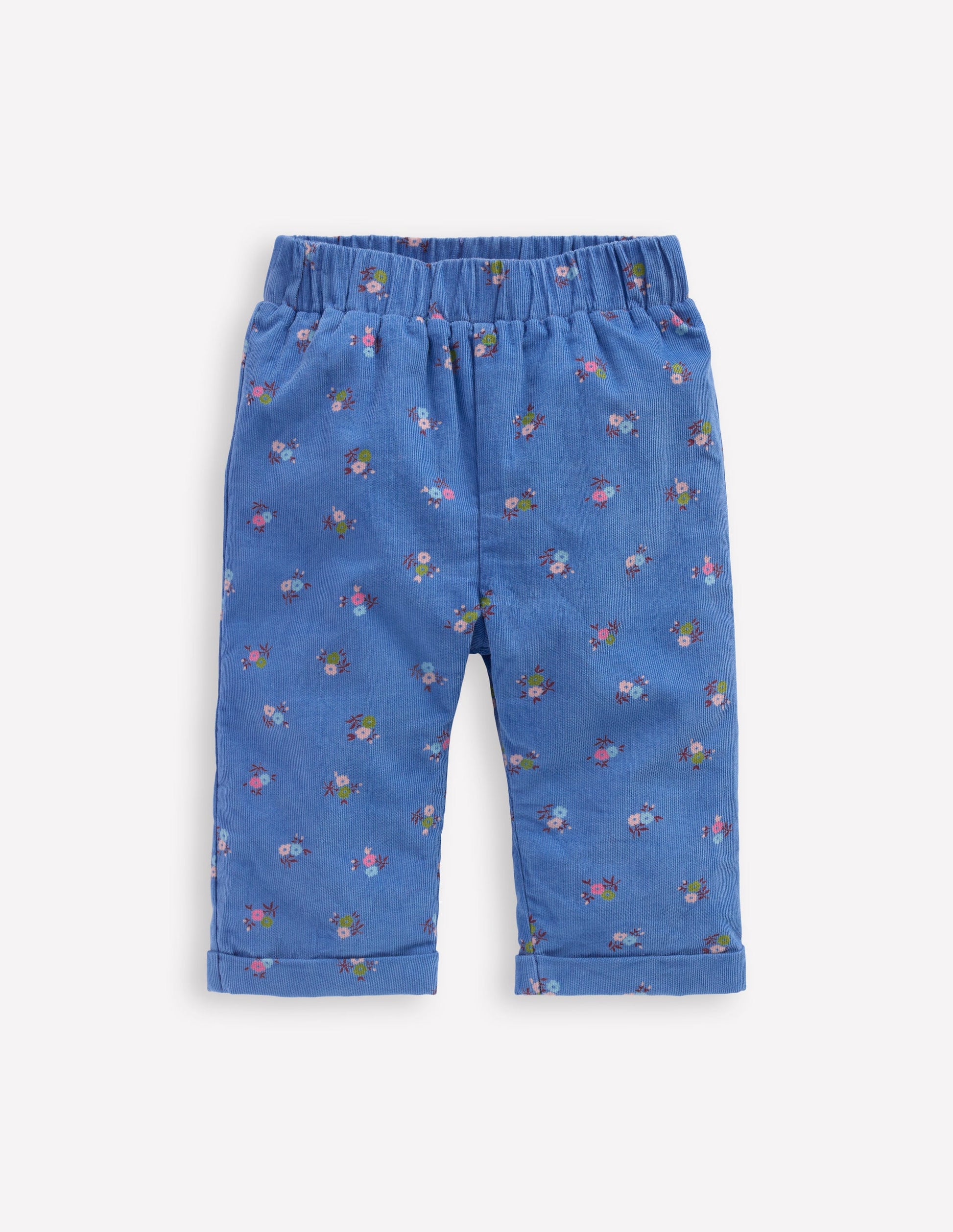 Cosy Lined Pants-Bluejay Blue Spaced Ditsy-1