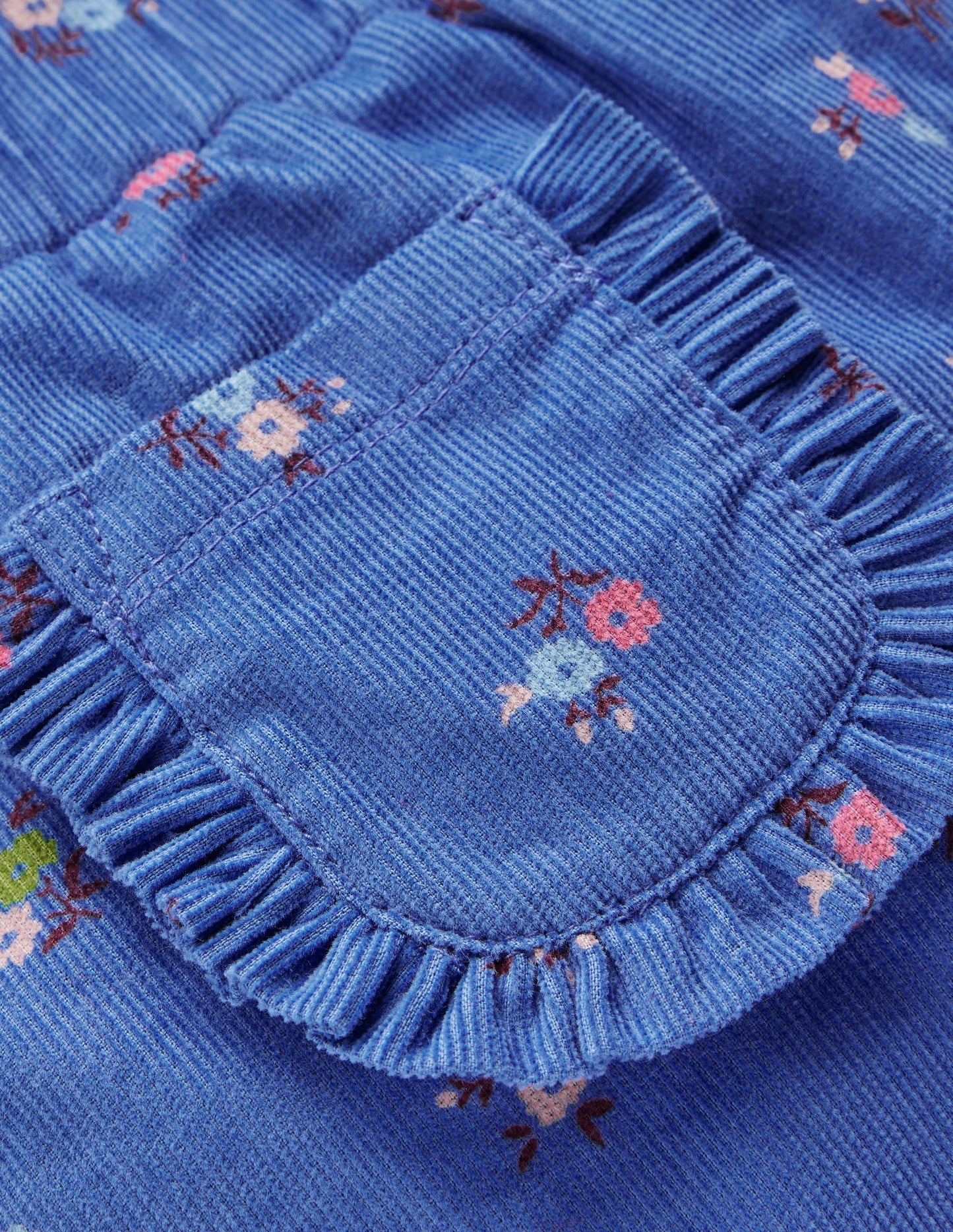 Cosy Lined Pants-Bluejay Blue Spaced Ditsy