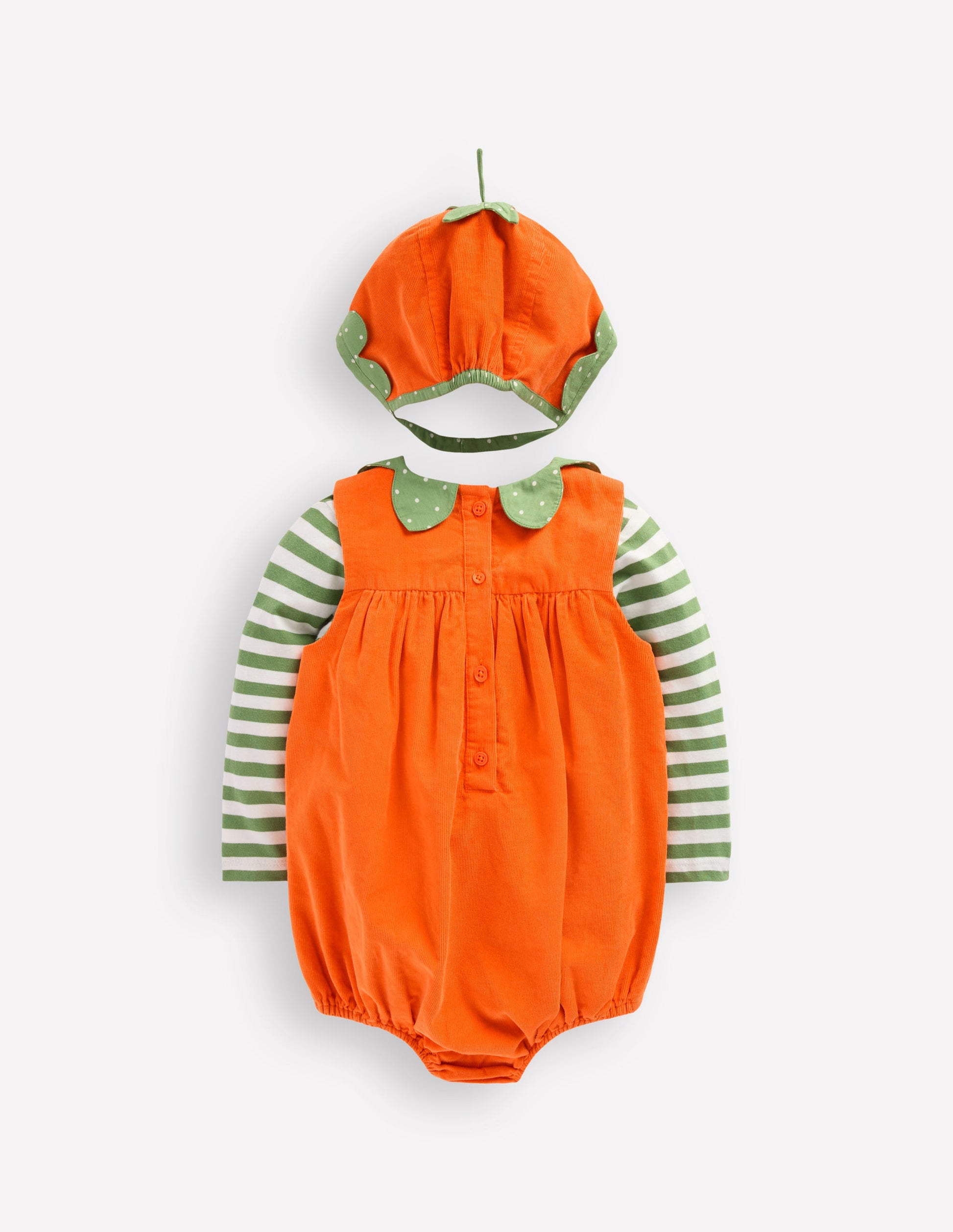 Novelty Romper Play Set-Orange Pumpkin-2