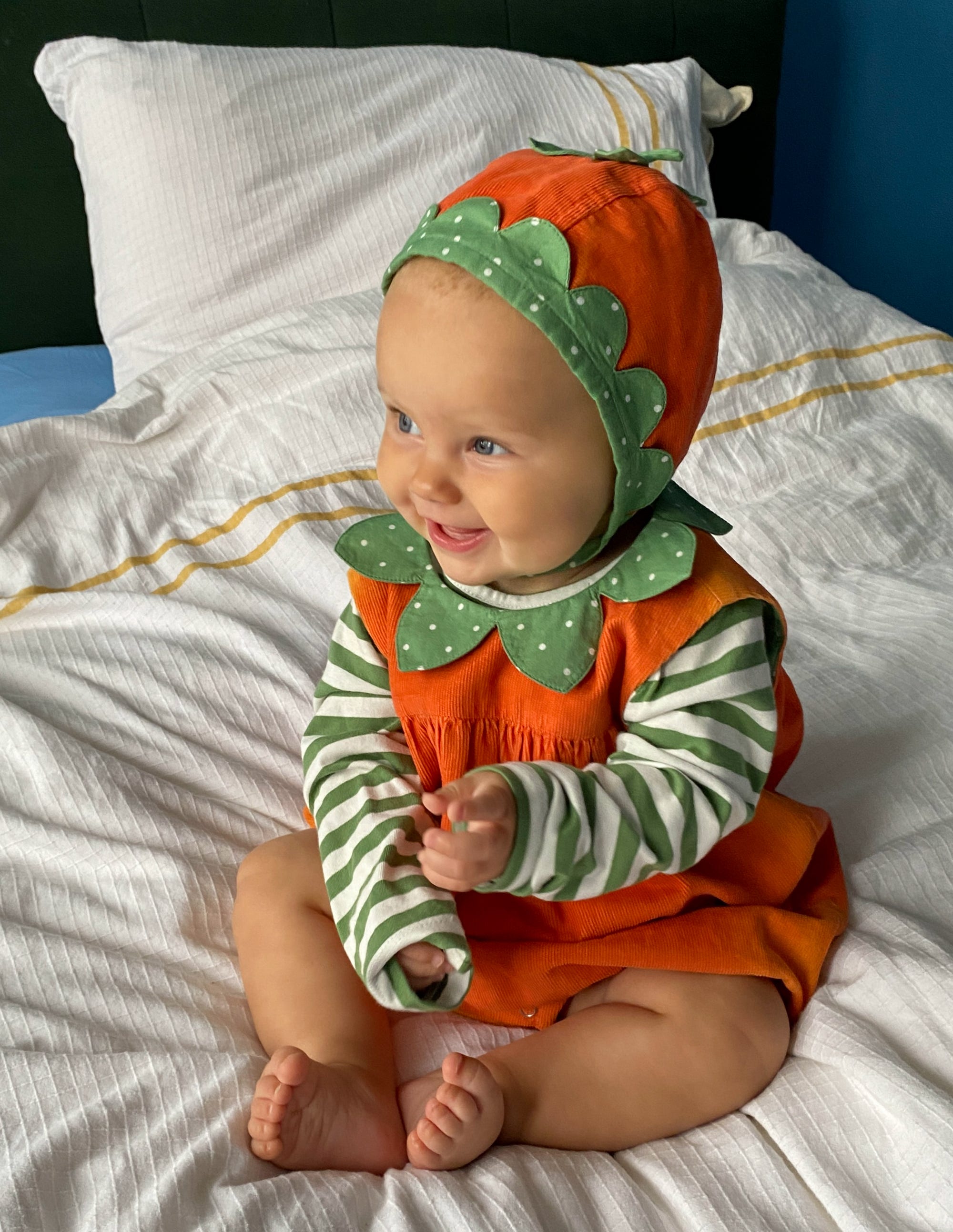 Novelty Romper Play Set-Orange Pumpkin - Image 4