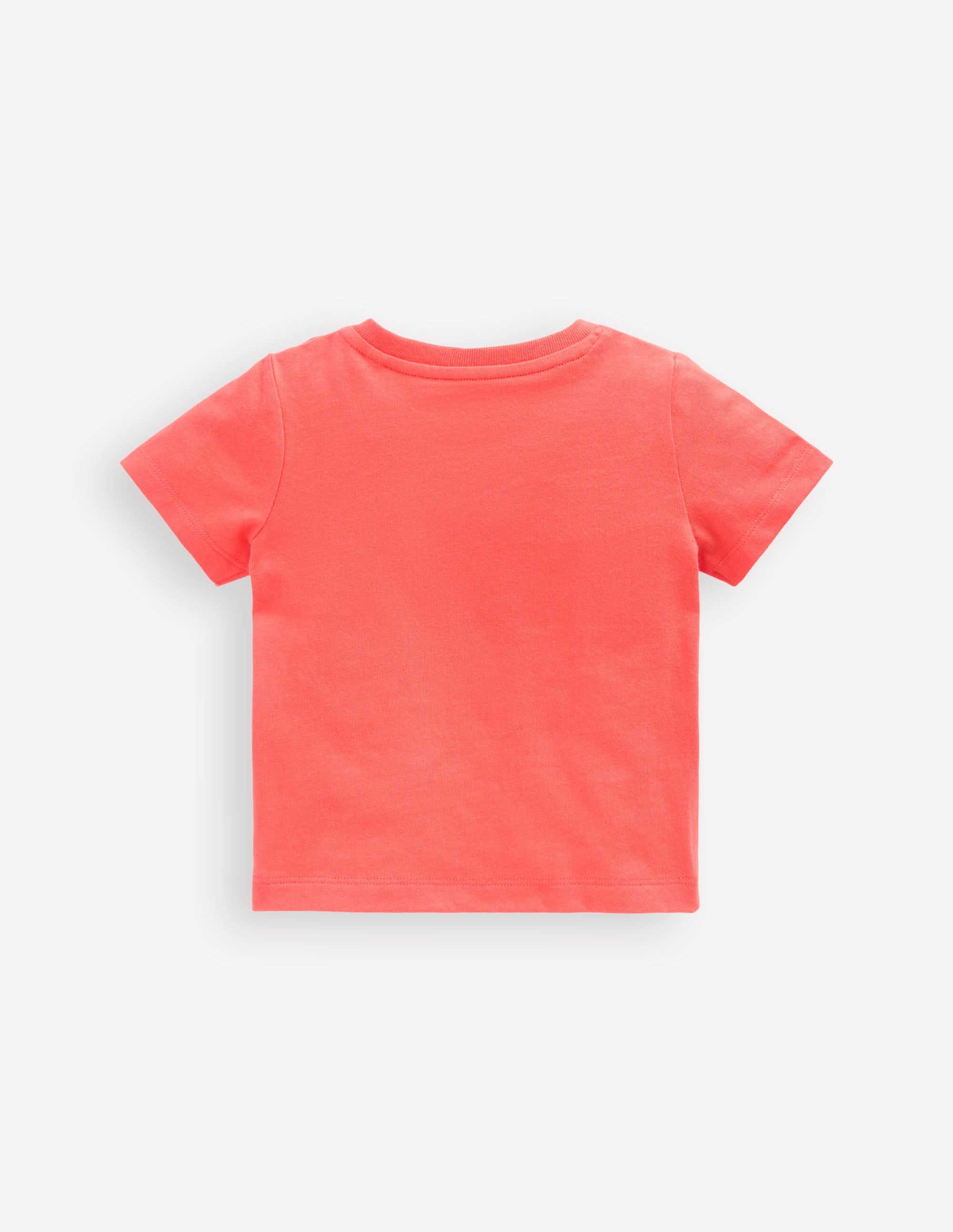 Logo Interest T-Shirt-Hot Coral Tiger - Image 4