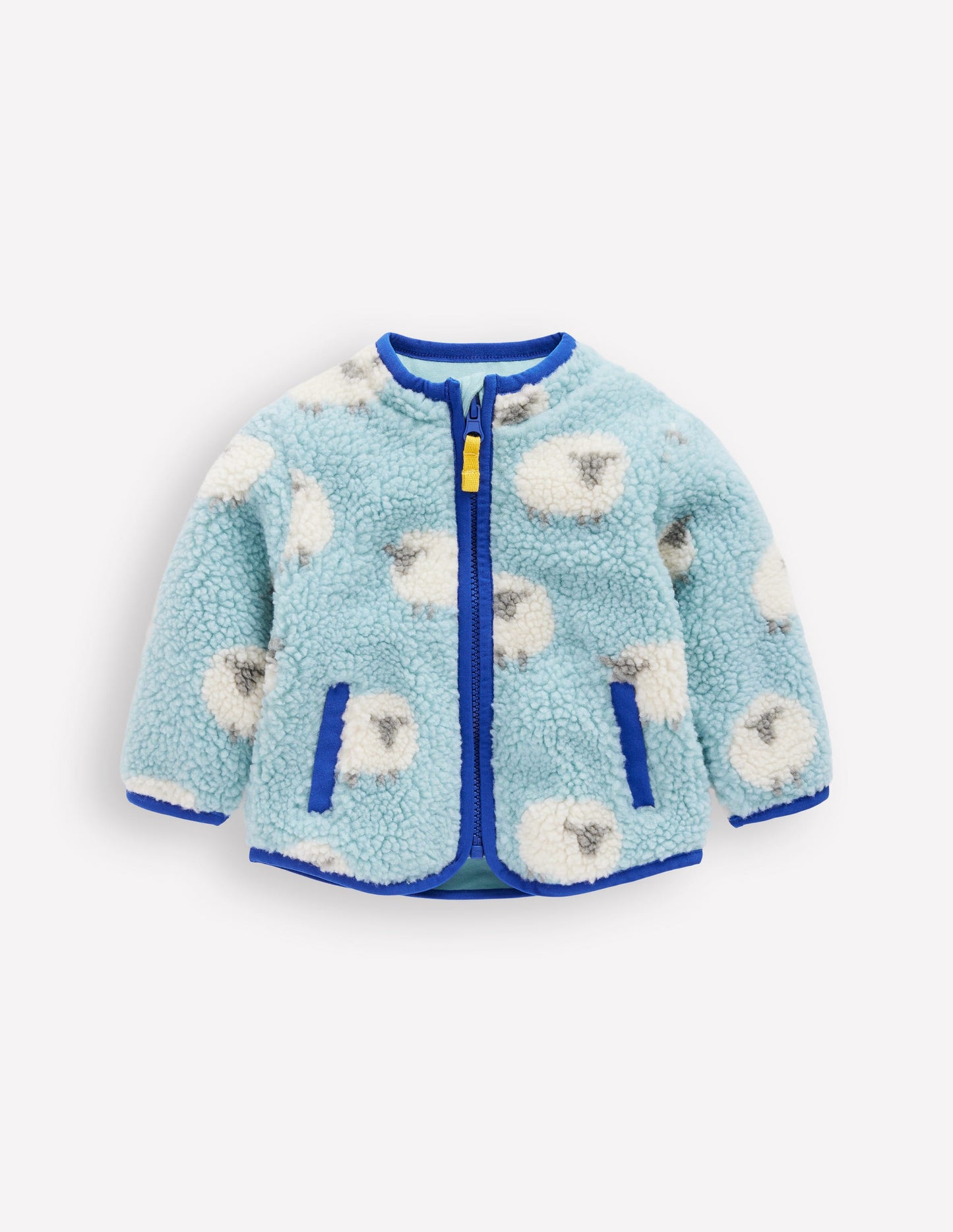 Borg Fleece-Vintage Blue Sheep