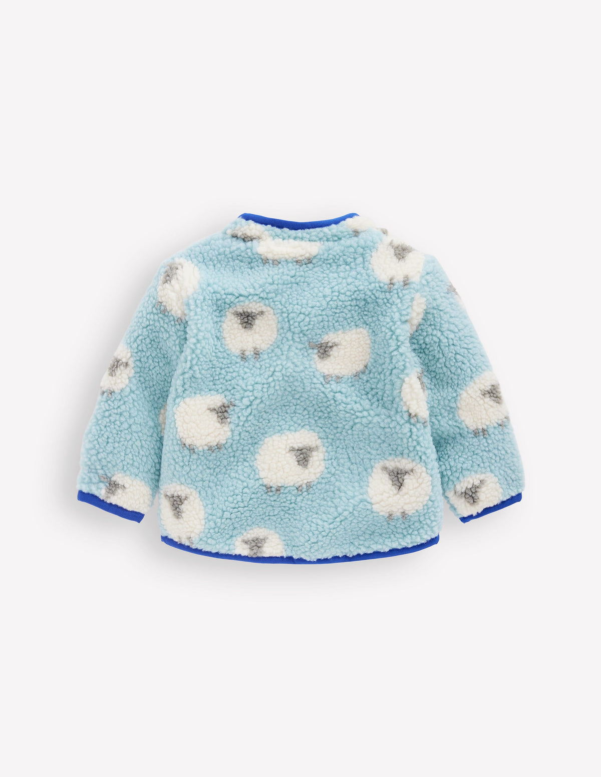Cosy Borg Jacket-Vintage Blue Sheep - Image 2