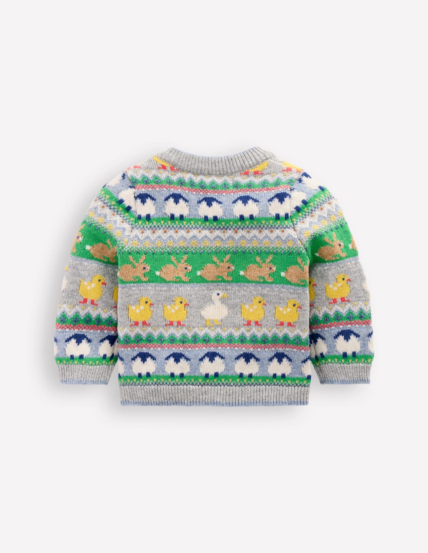 Fair Isle Sweater-Multi Easter Fair Isle