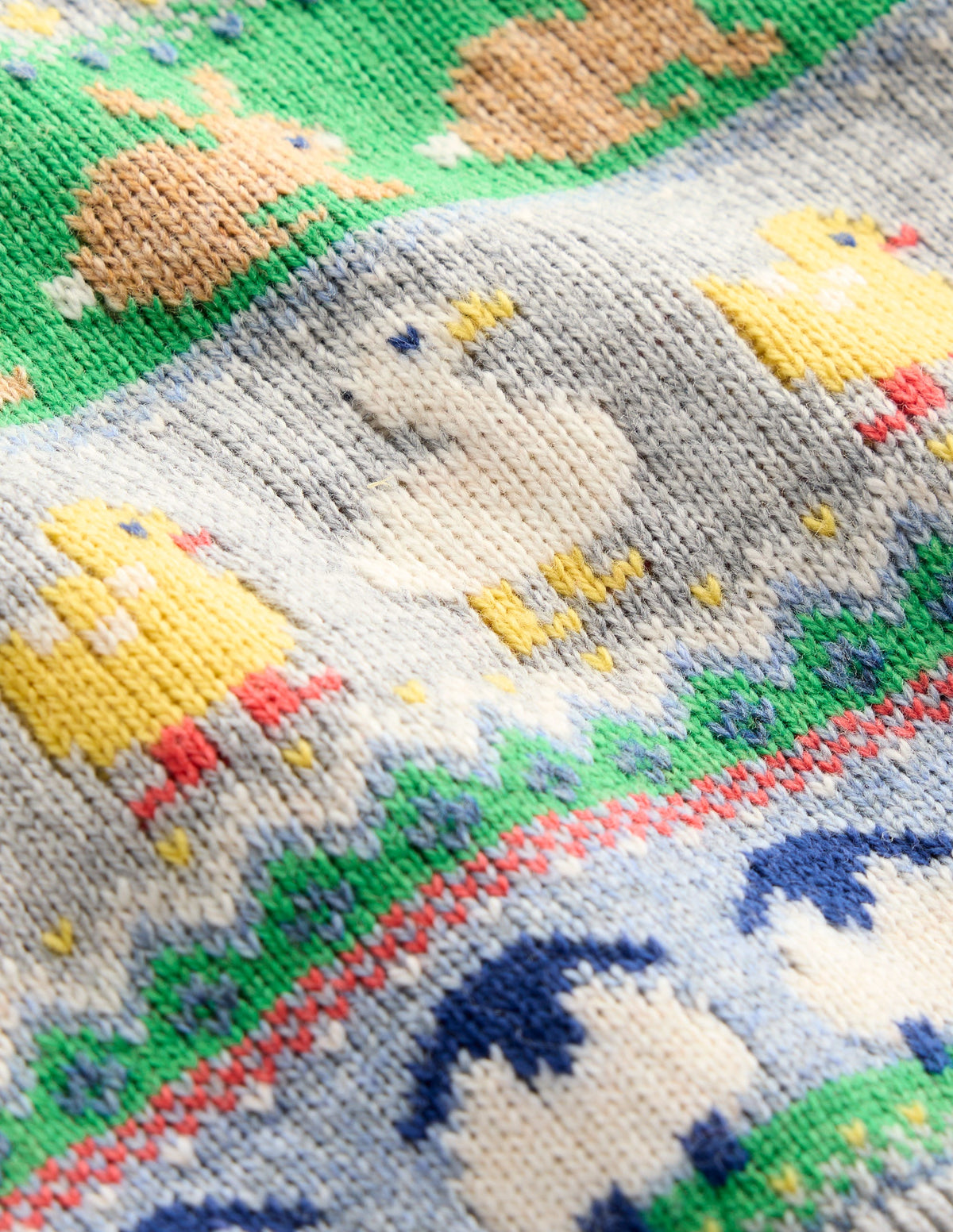 Fair Isle Sweater-Multi Easter Fair Isle - Image 3
