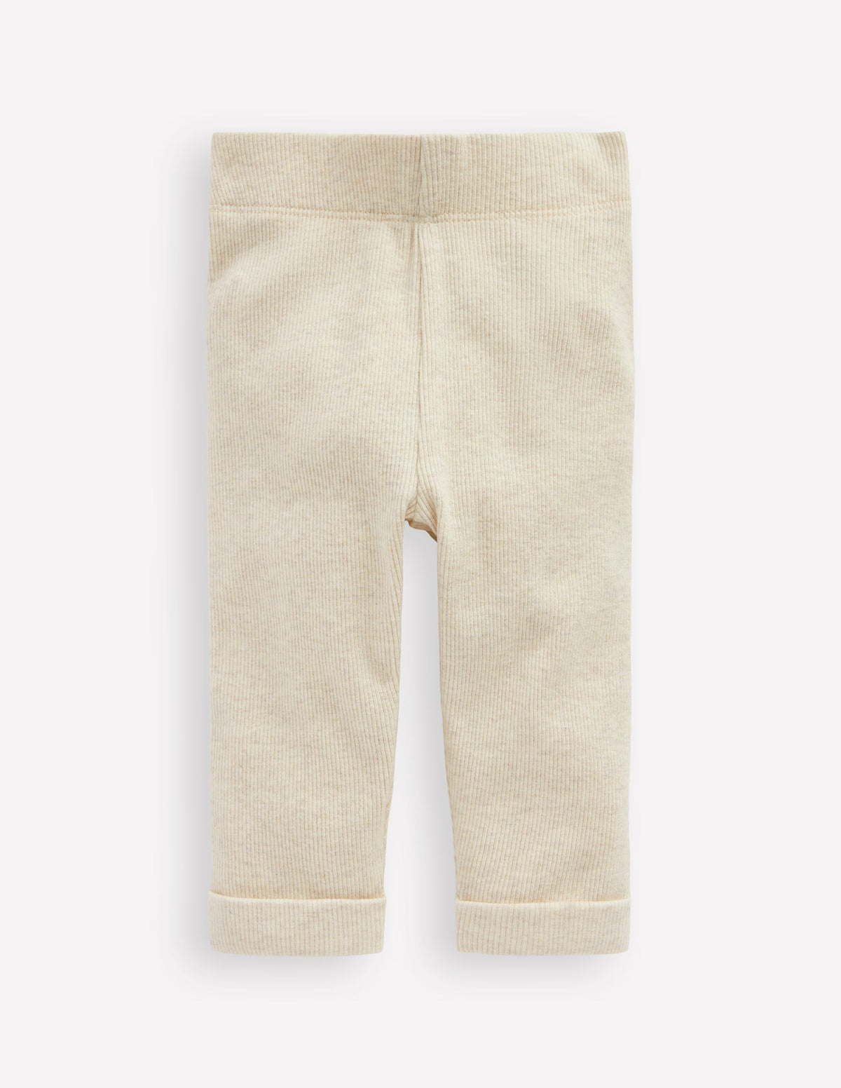 Ribbed Marl Leggings-Oatmeal Marl - Image 1