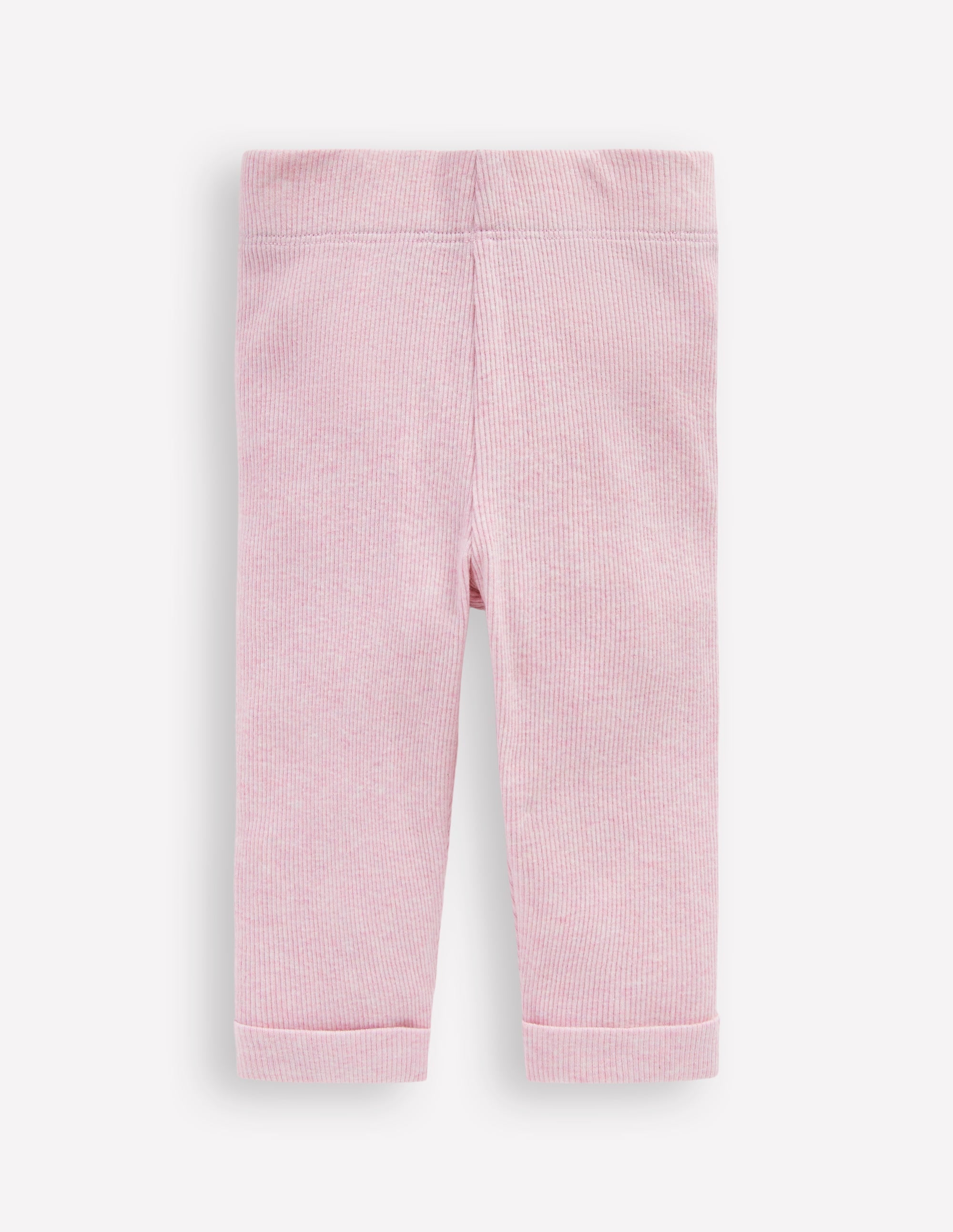 Ribbed Marl Leggings-Vintage Mauve Marl - Image 1