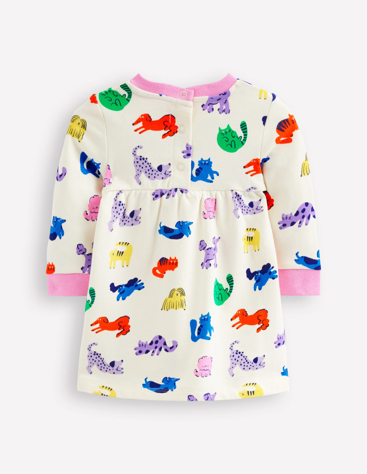 Sweatshirt Dress-Rainbow Pets - Image 2