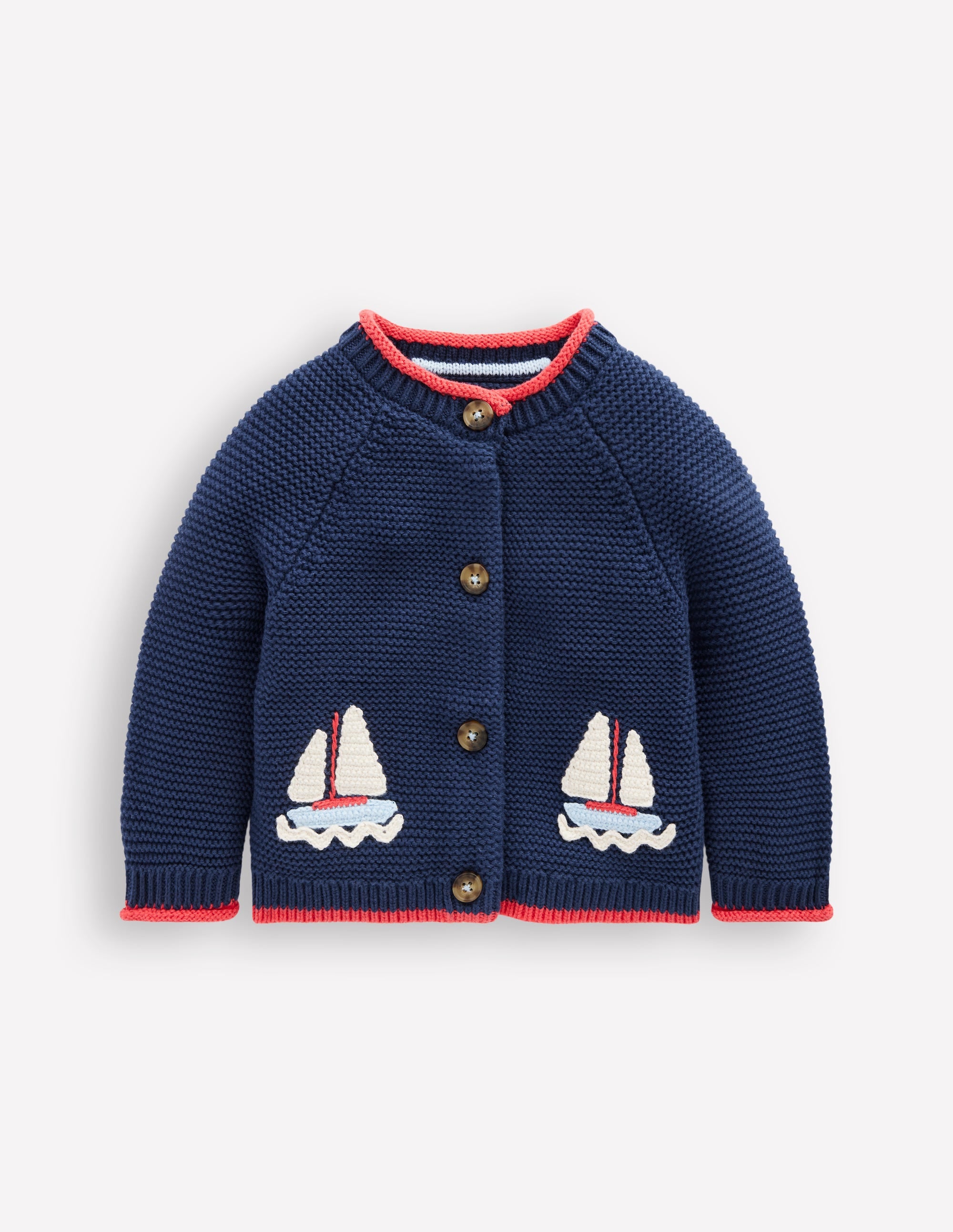 Novelty logo Cardigan-Starboard Blue Boats - Image 1