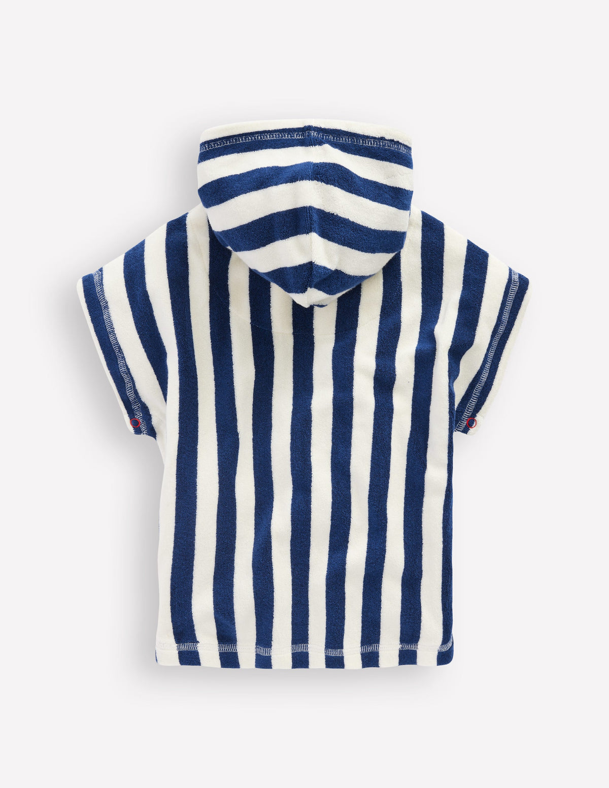 Novelty Towelling Throw-on-Sapphire Blue Seagulls - Image 2