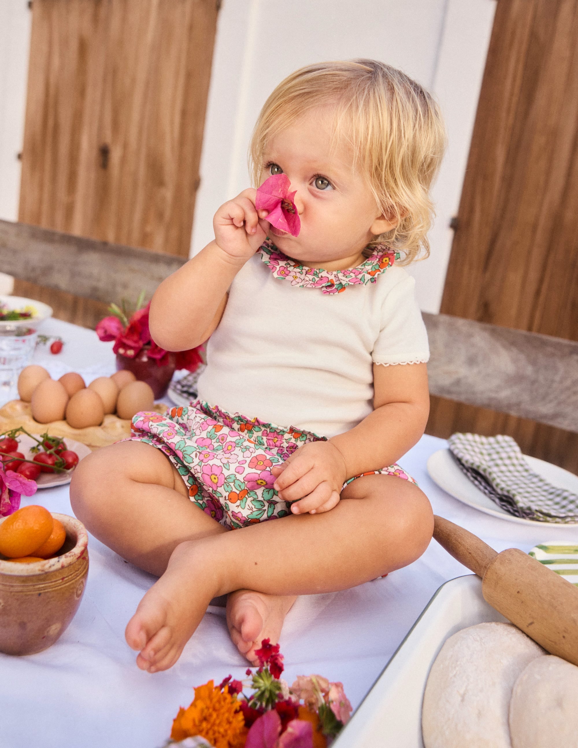 Nostalgic Play Set-Pink Apple Blossom Floral - Image 4