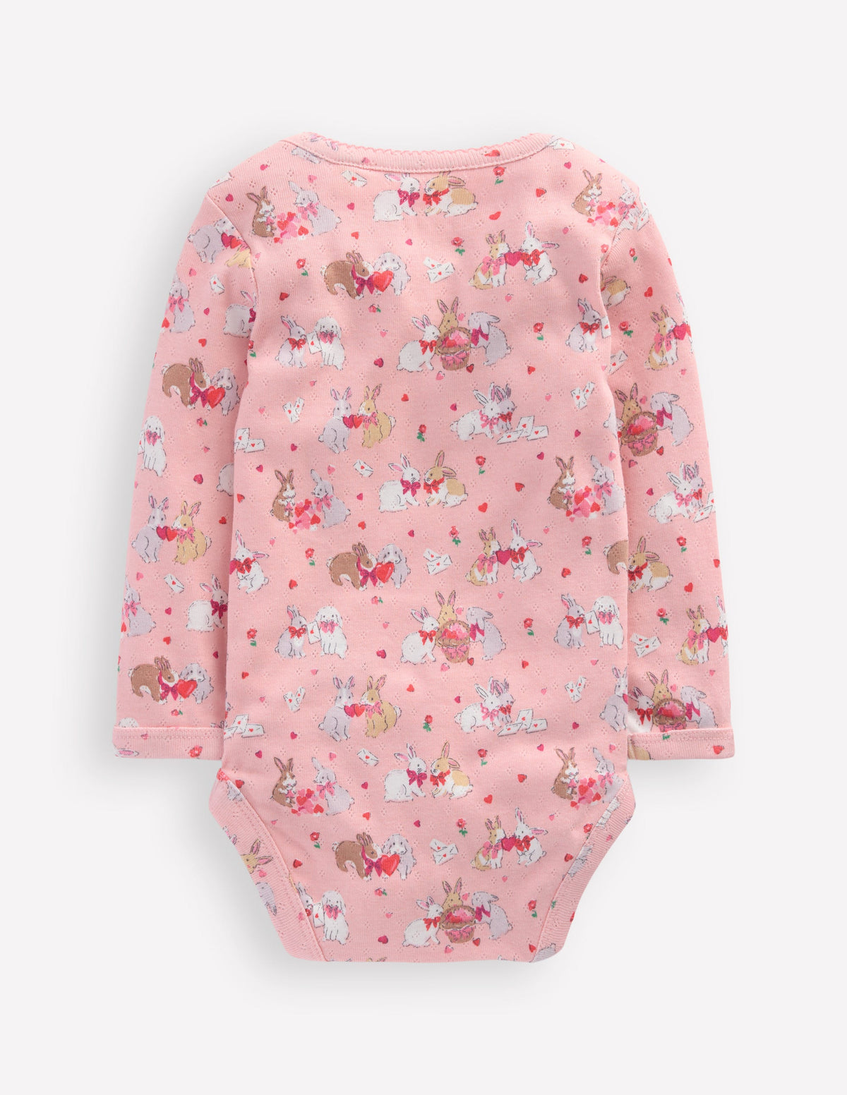 3-pack Pointelle Bodies-Pink Love Bunnies - Image 2