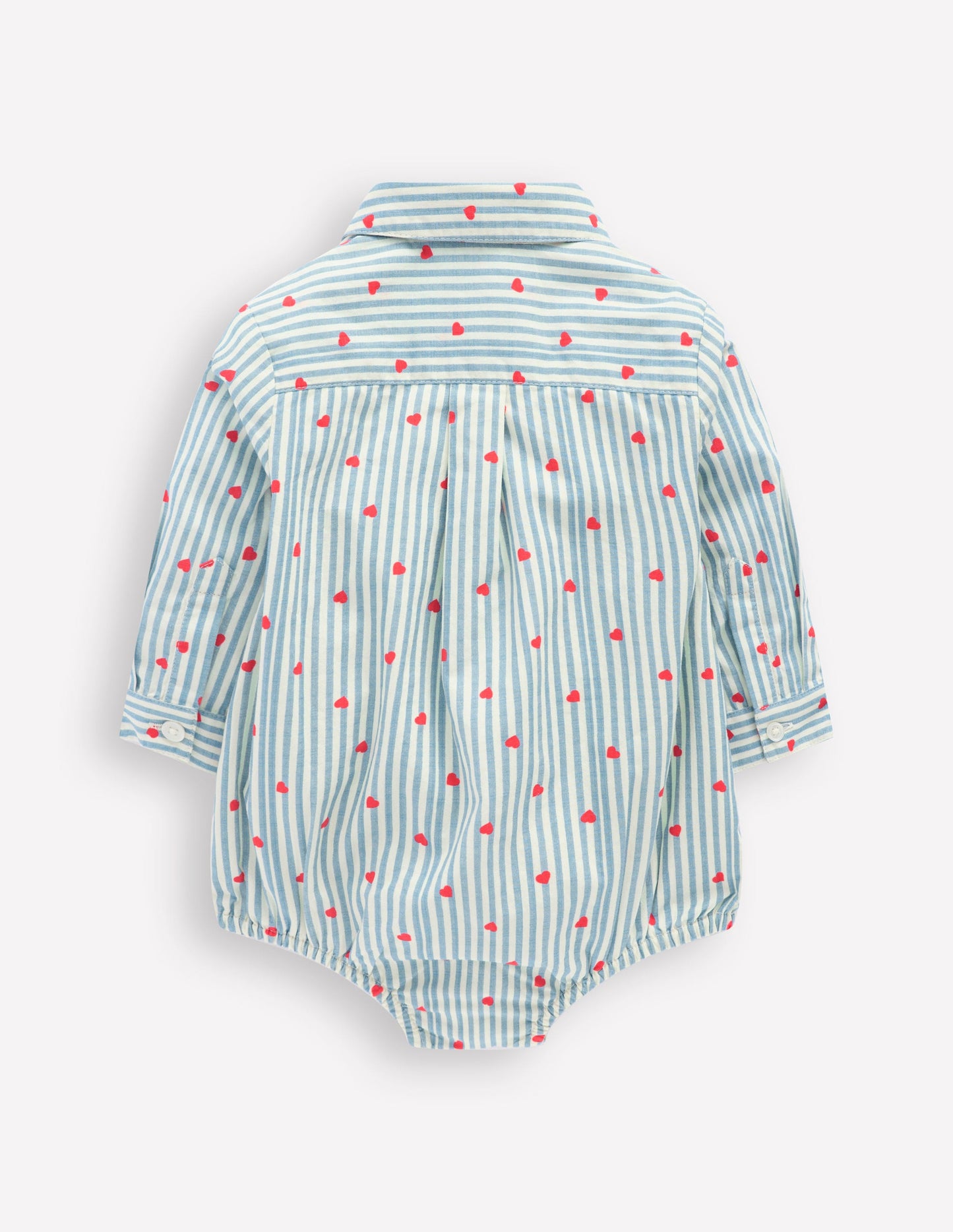 Woven Shirt Body-Ticking Confetti Heart