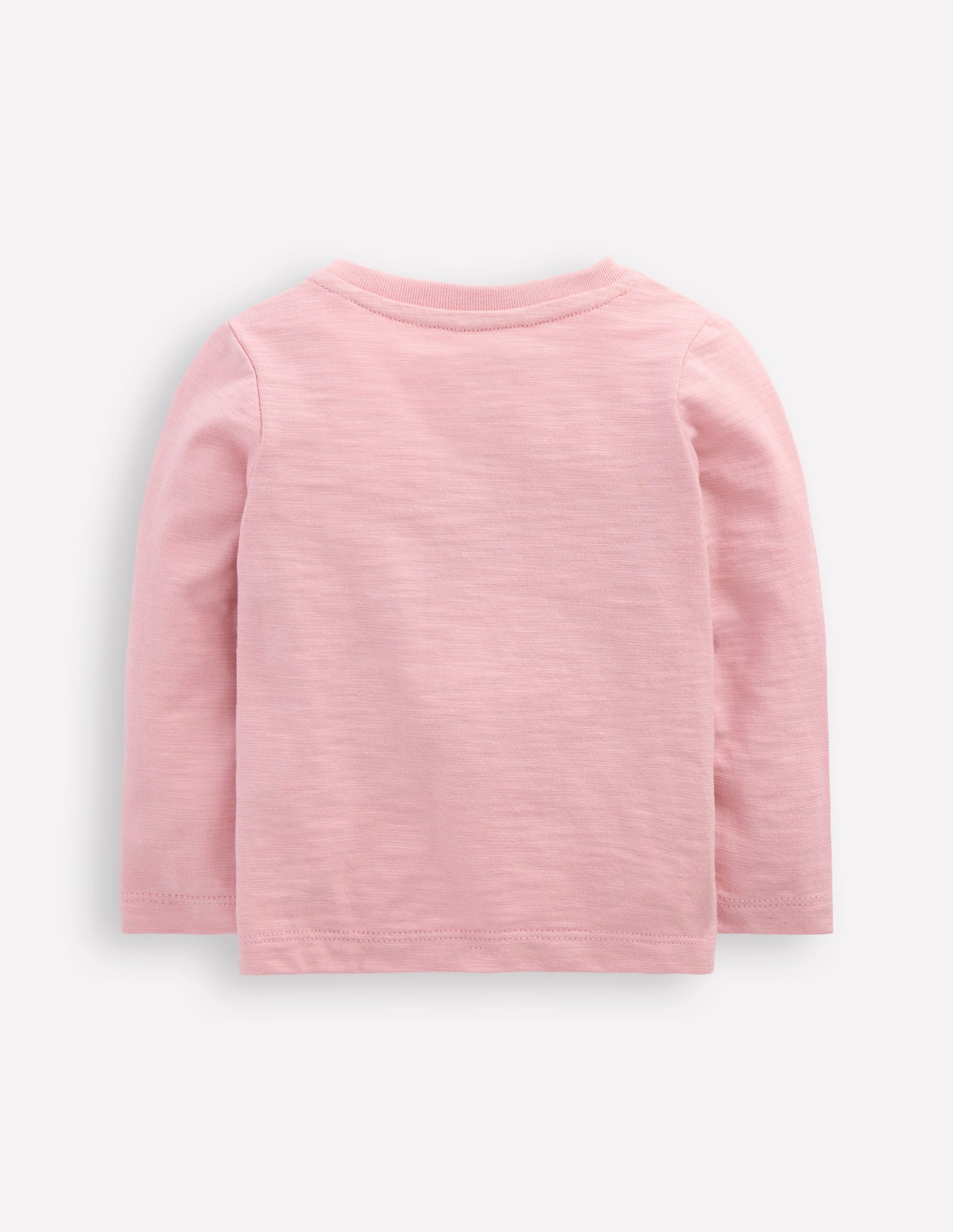 Bouclé Logo T-shirt-Vintage Pink - Image 2