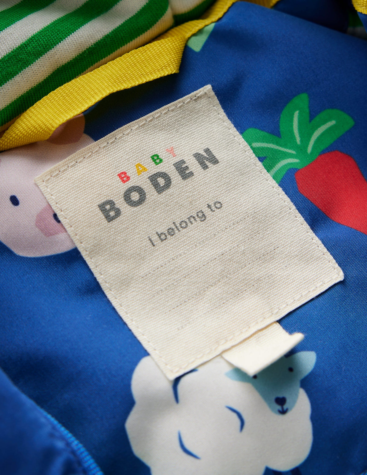 Printed Fisherman-Blue Rainbow Farm - Image 4
