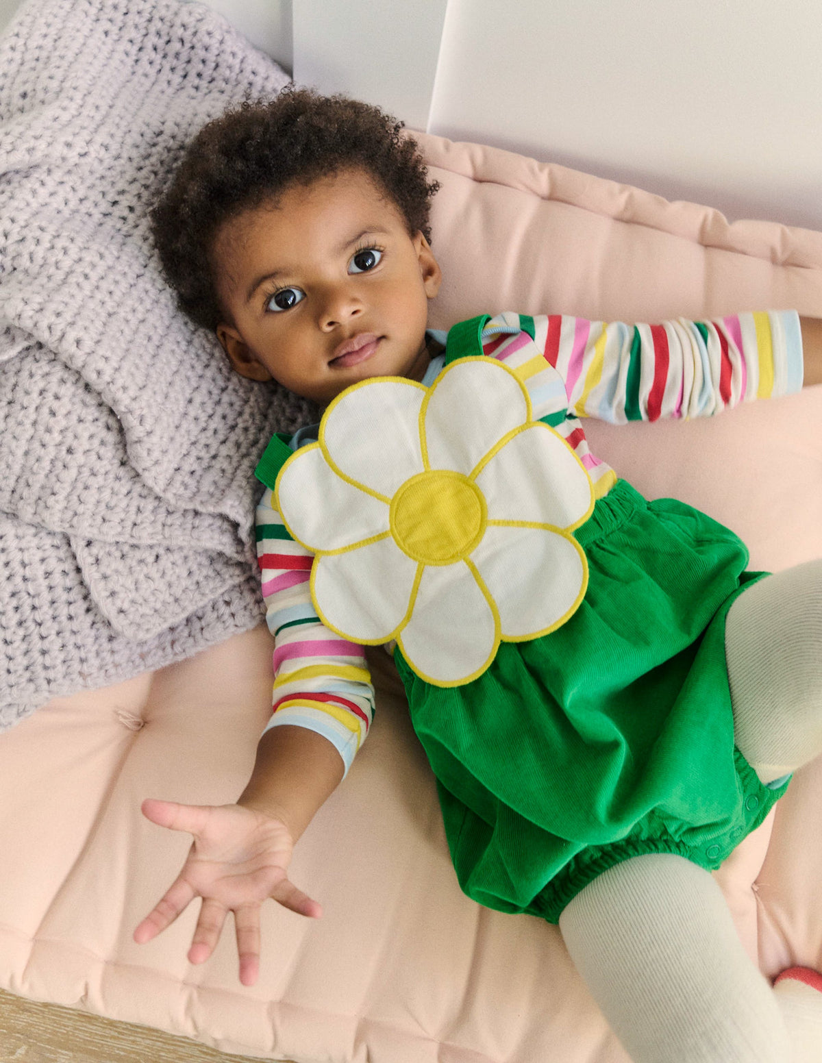 Novelty Bubble Romper-Sapling Green - Image 4